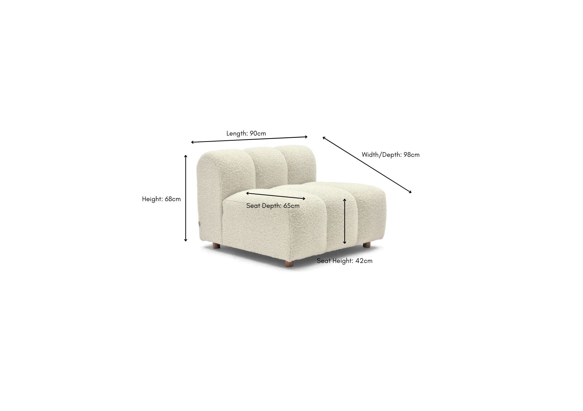 Cloud Sofa Chair Angora