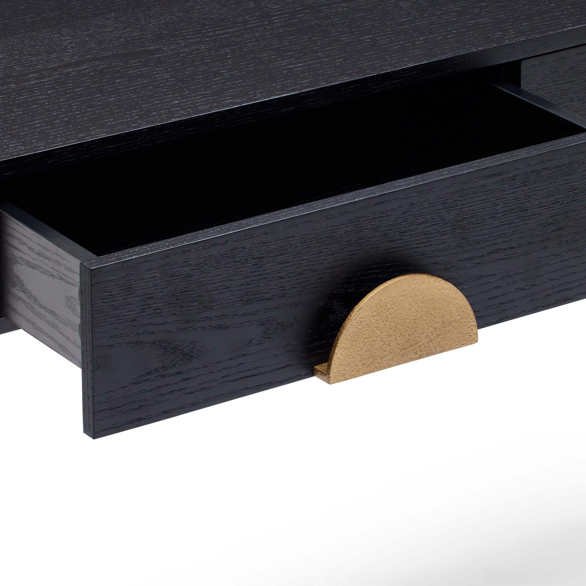 Luna II Console Black & Gold