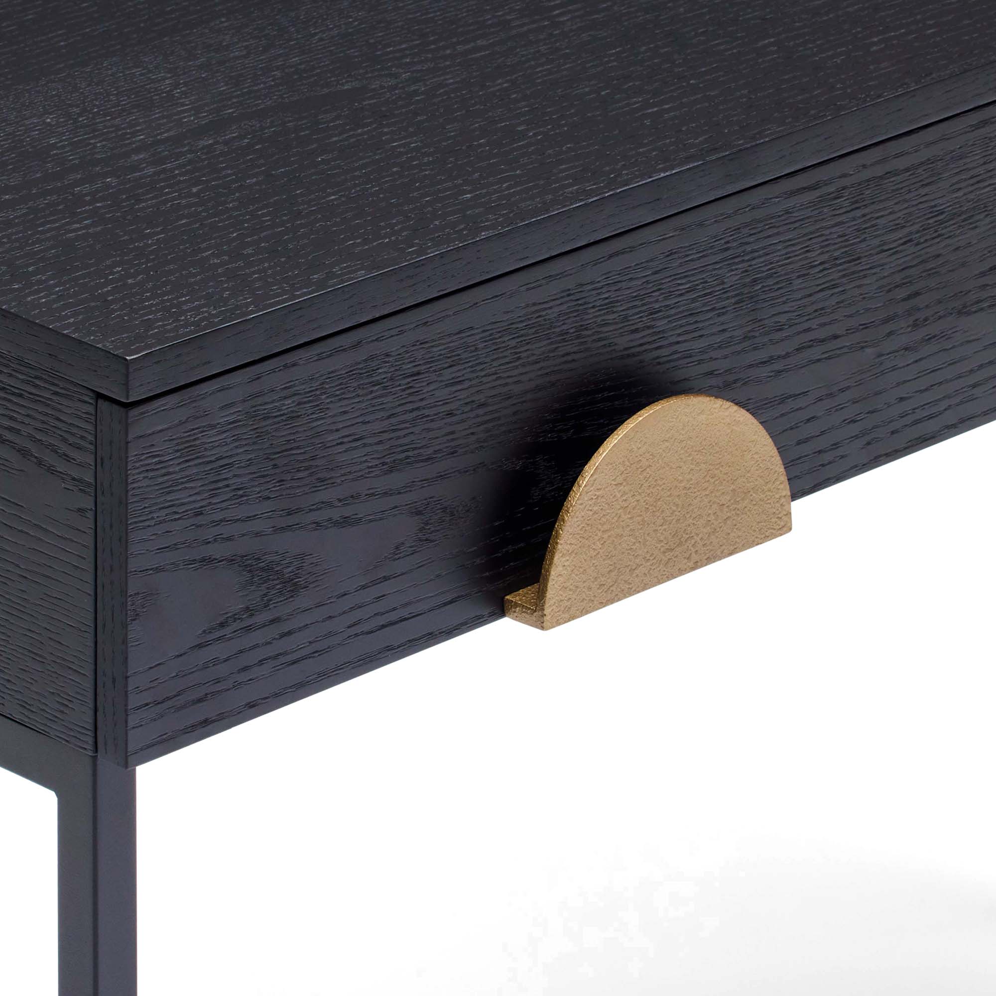 Luna II Console Black & Gold