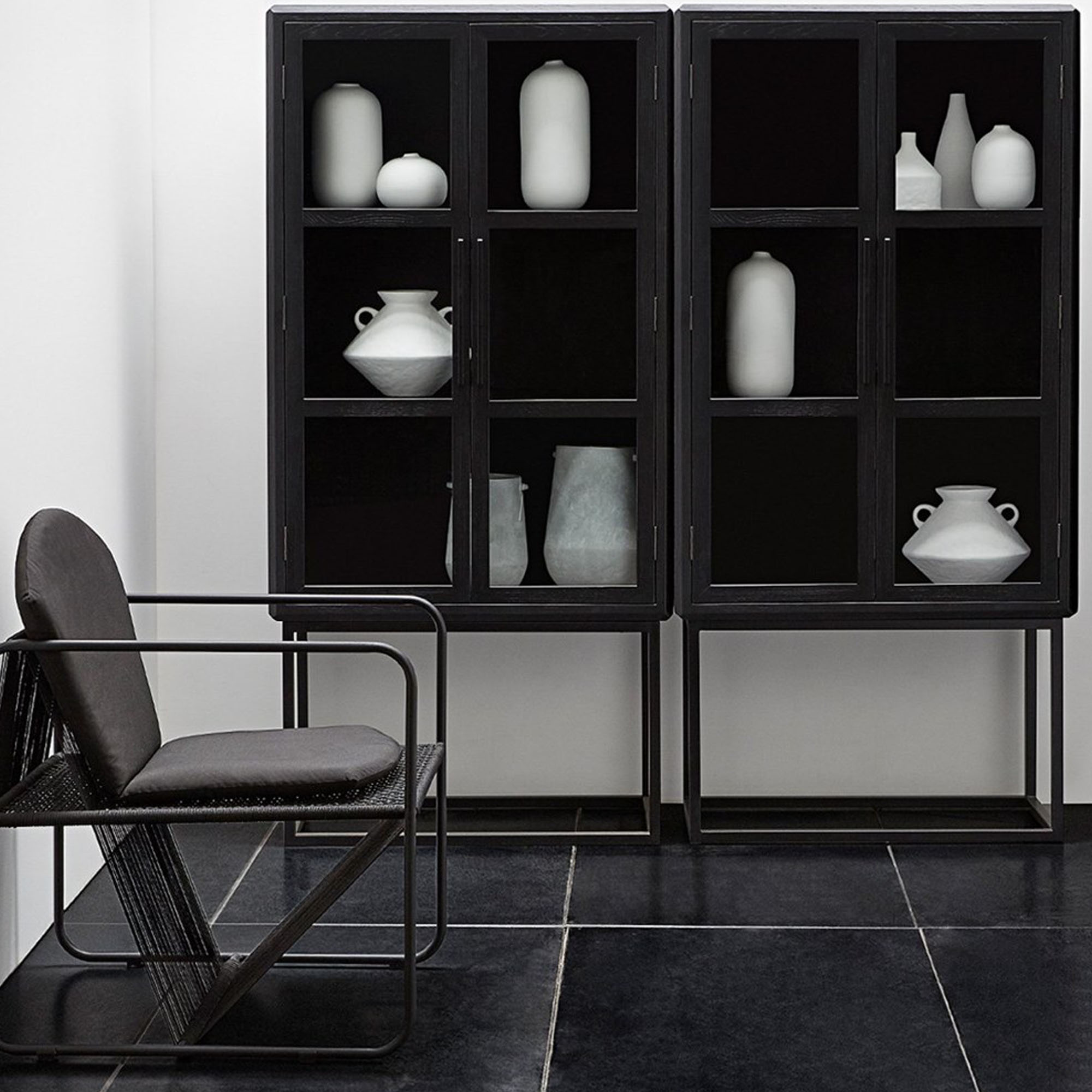 Ada Black Wood Cabinet Ex-Display