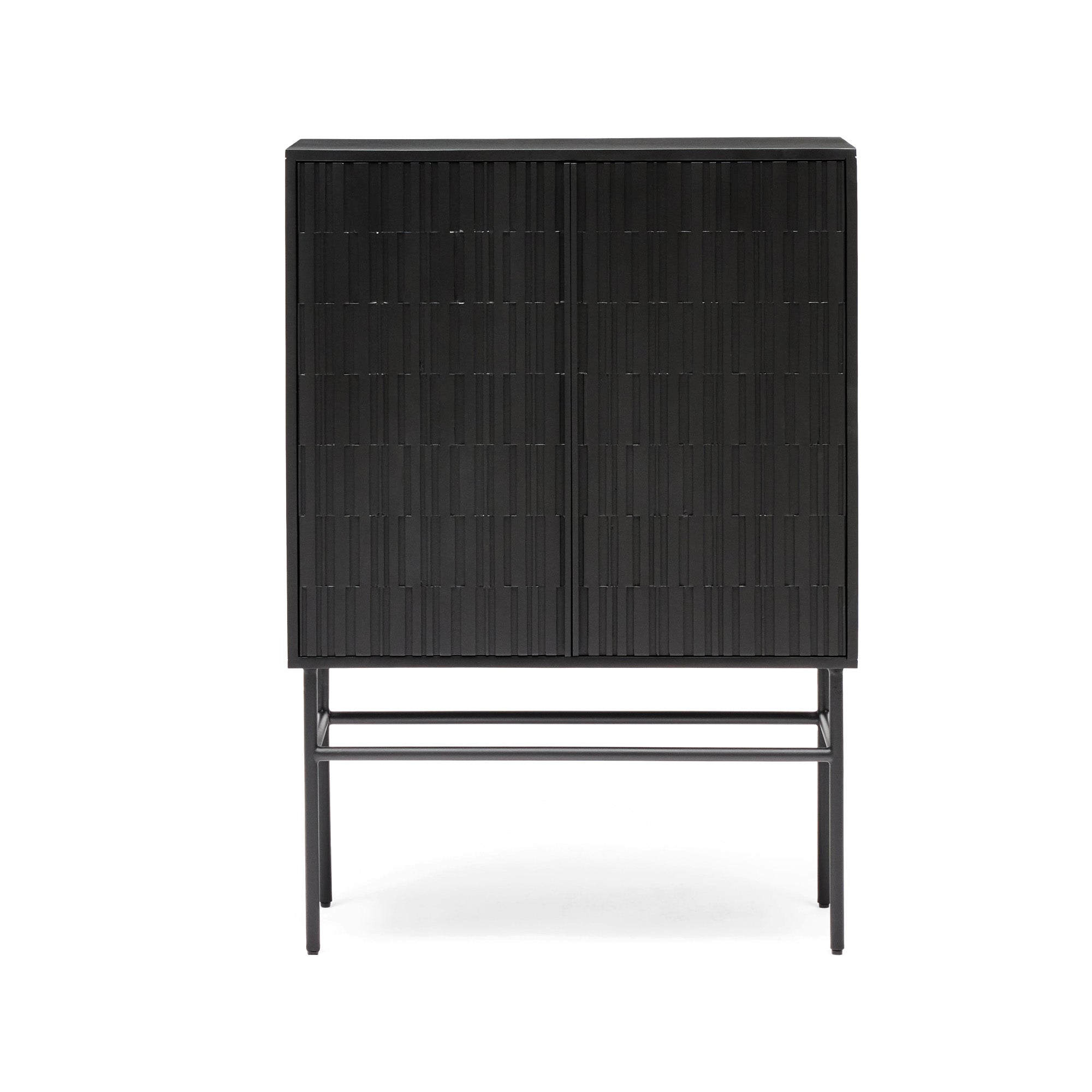 Darwin Sheesham Cabinet Black