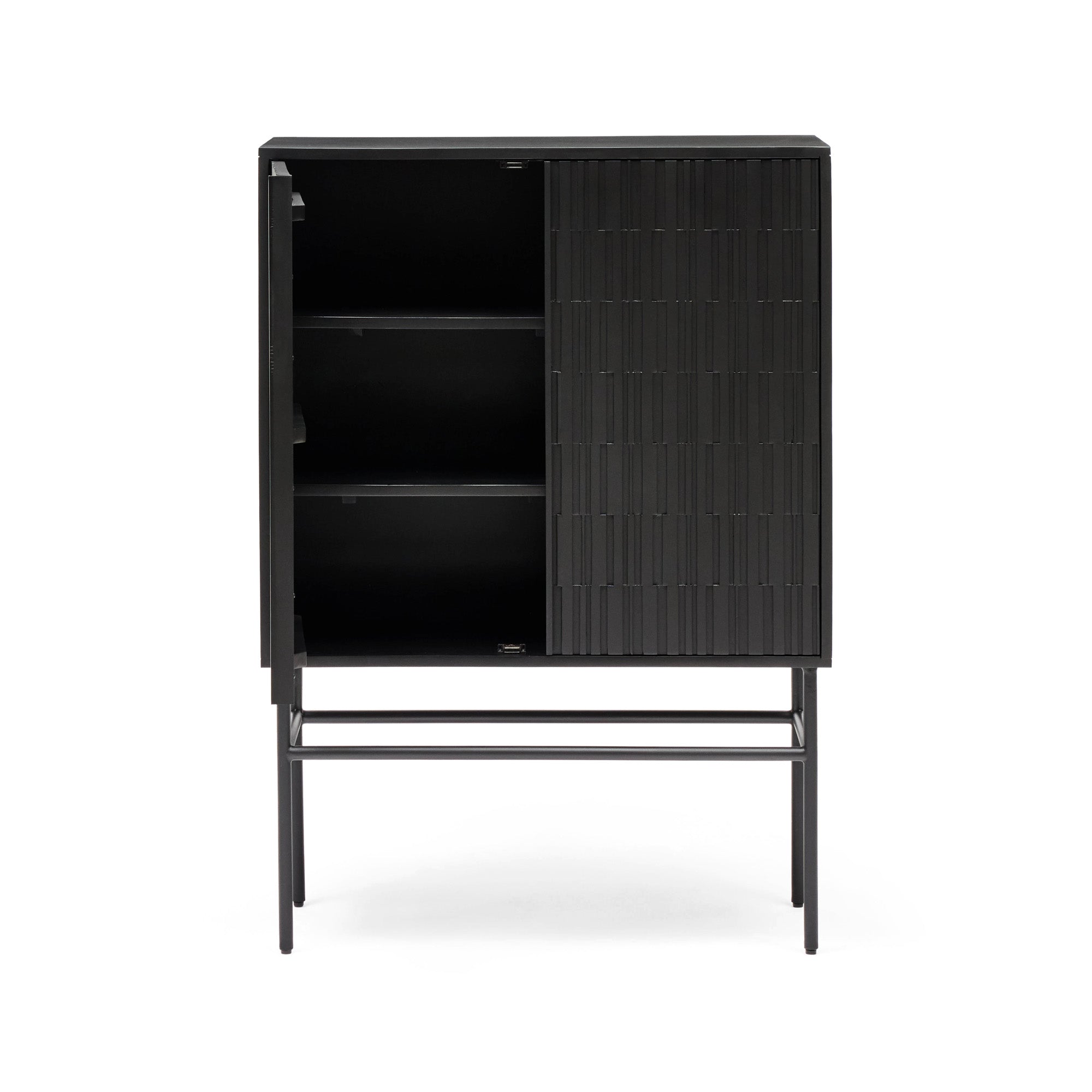 Darwin Sheesham Cabinet Black