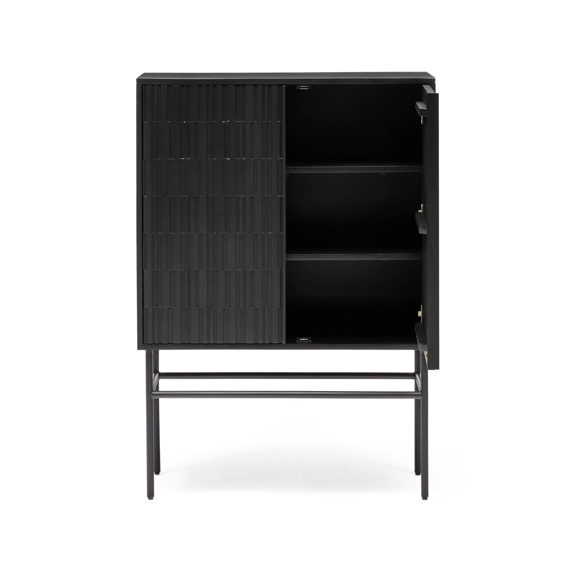 Darwin Sheesham Cabinet Black