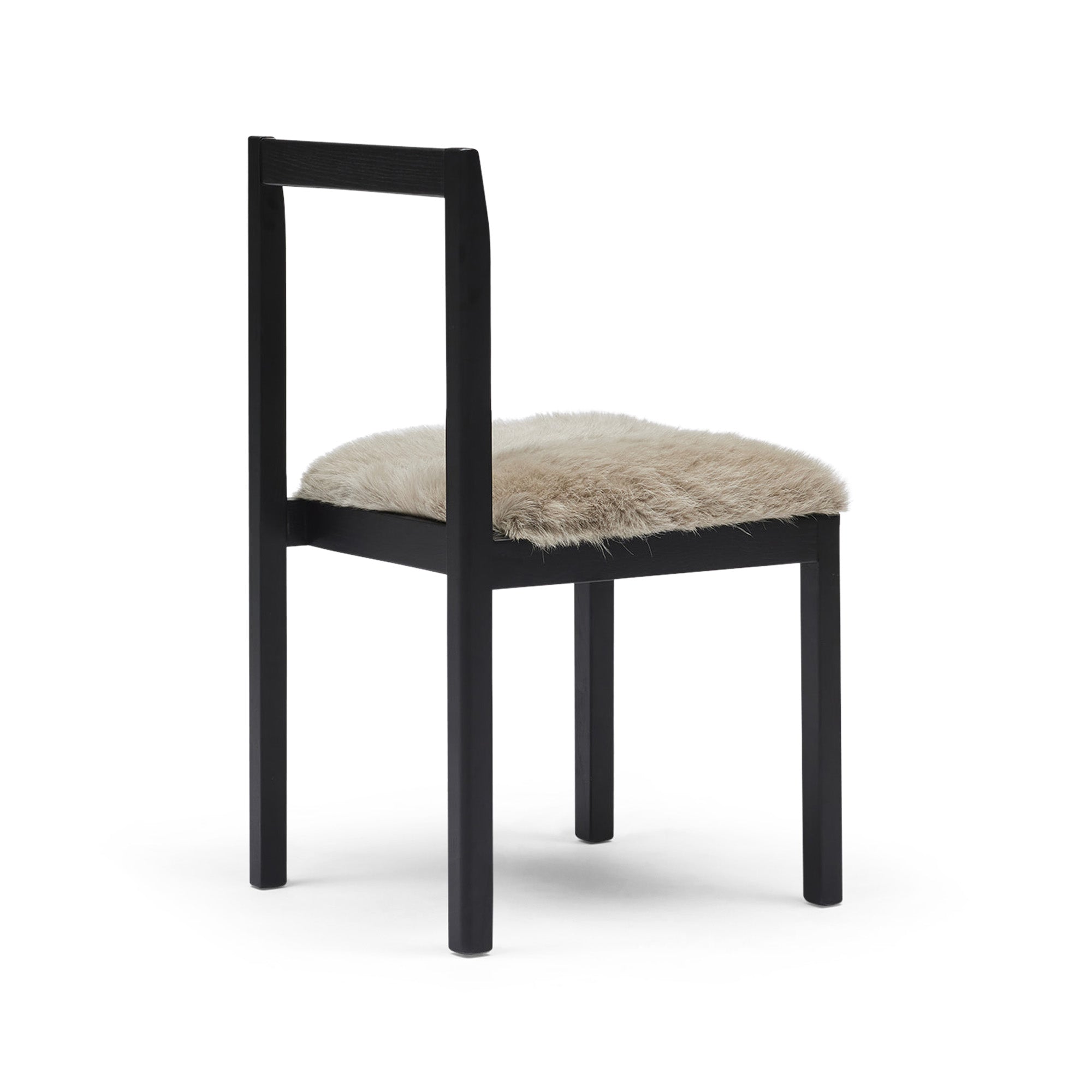 Subo Dining Chair Grey Goat Skin