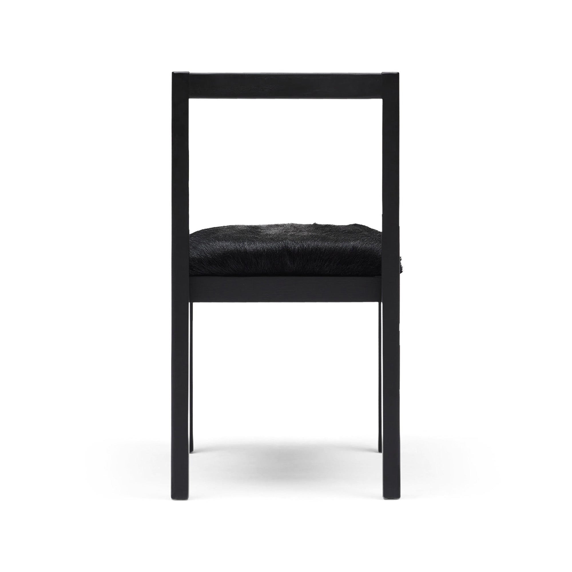 Subo Dining Chair Black Goat Skin