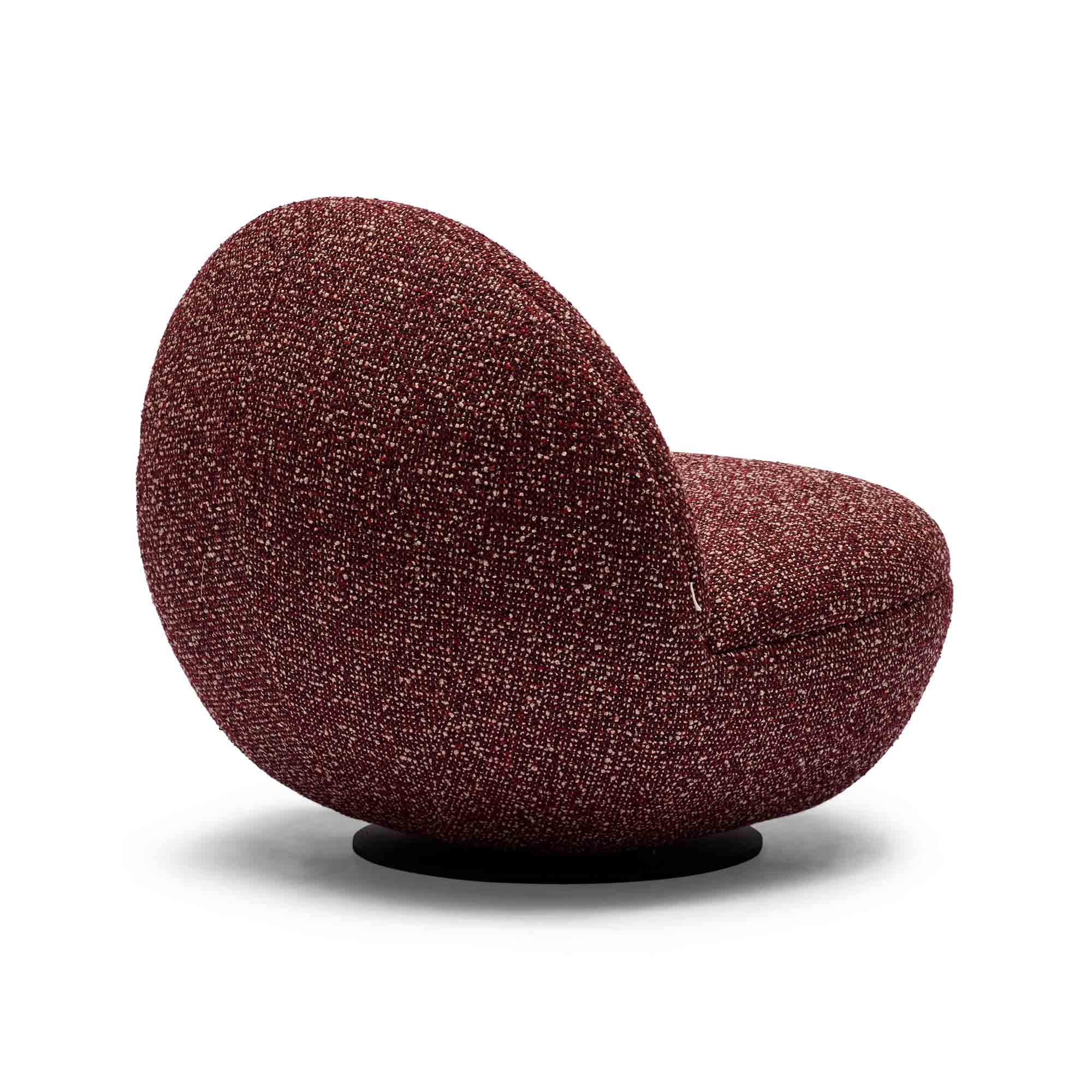 Mattia Swivel Chair Currant