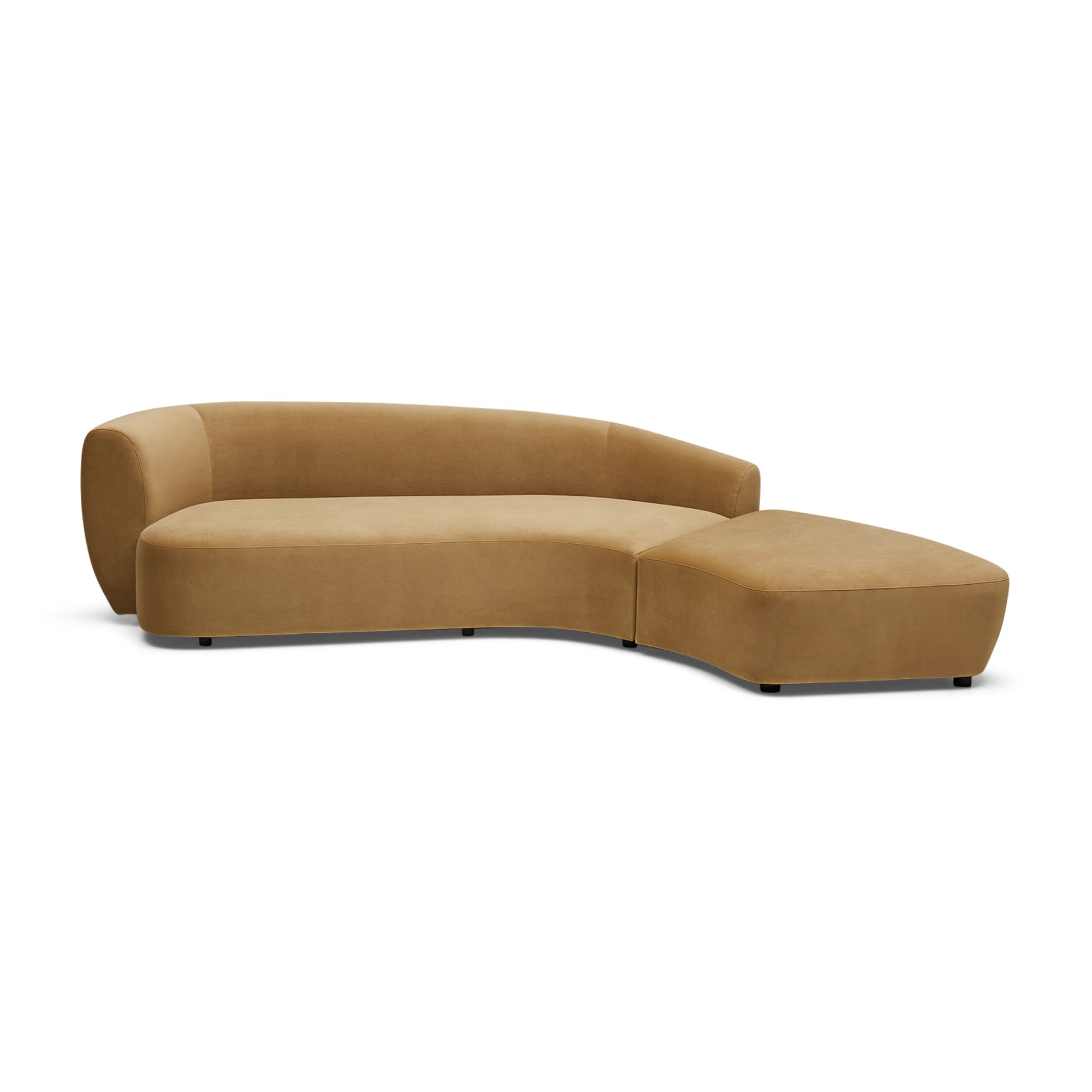 Celine Sectional Sofa Sand Right