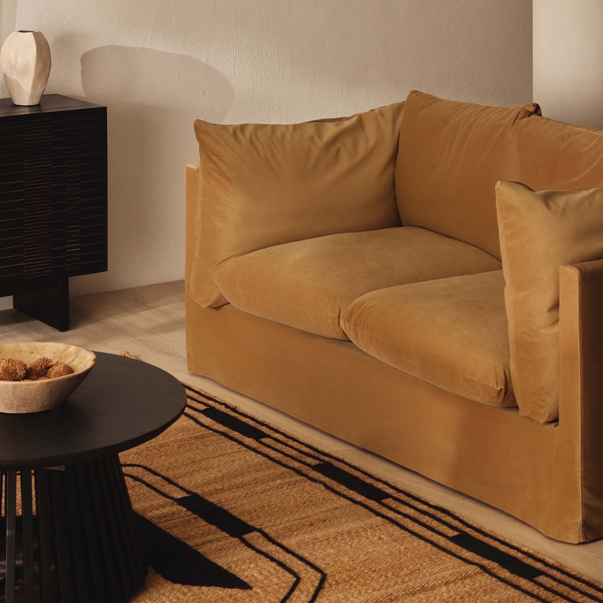 Ella Sofa Sand 2 Seat