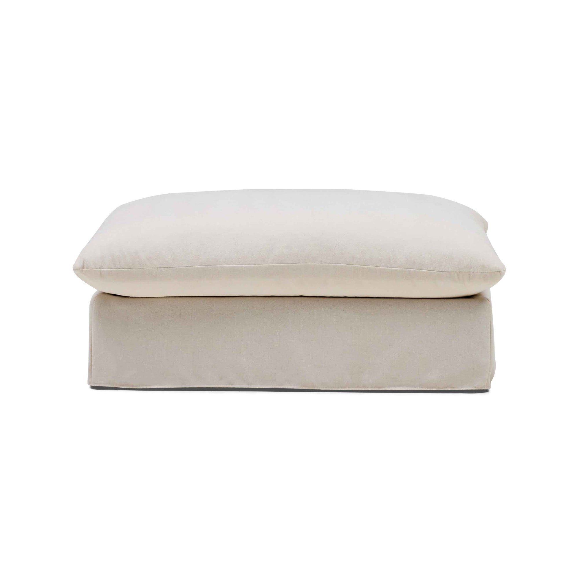 Mia Ottoman Ivory