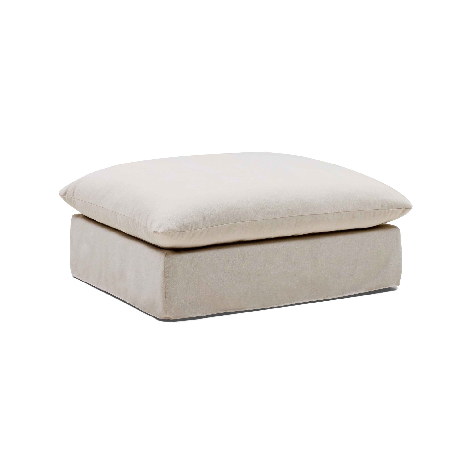 Mia Ottoman Warm Ivory