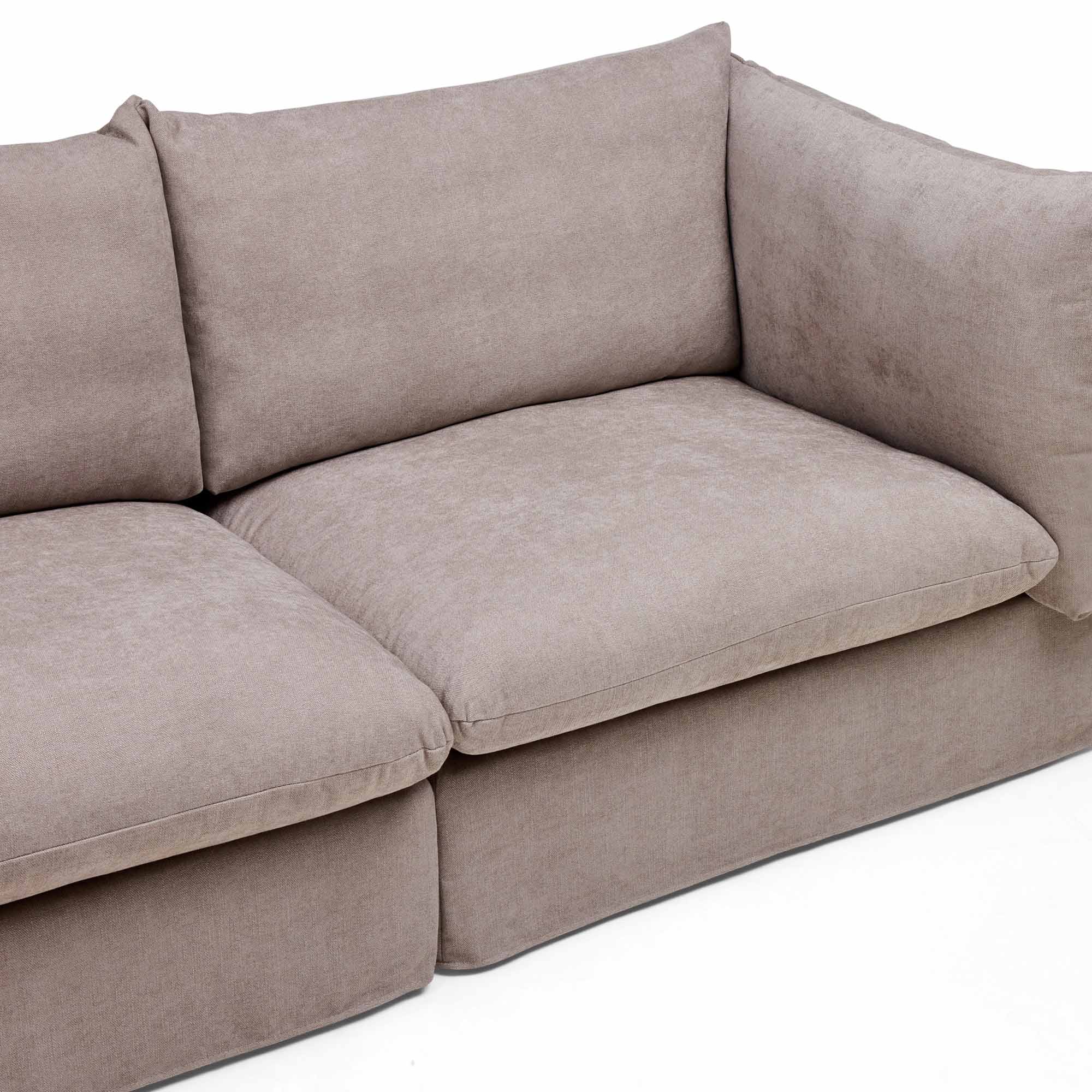 Mia Modular Sofa Oatmeal 2 Seat