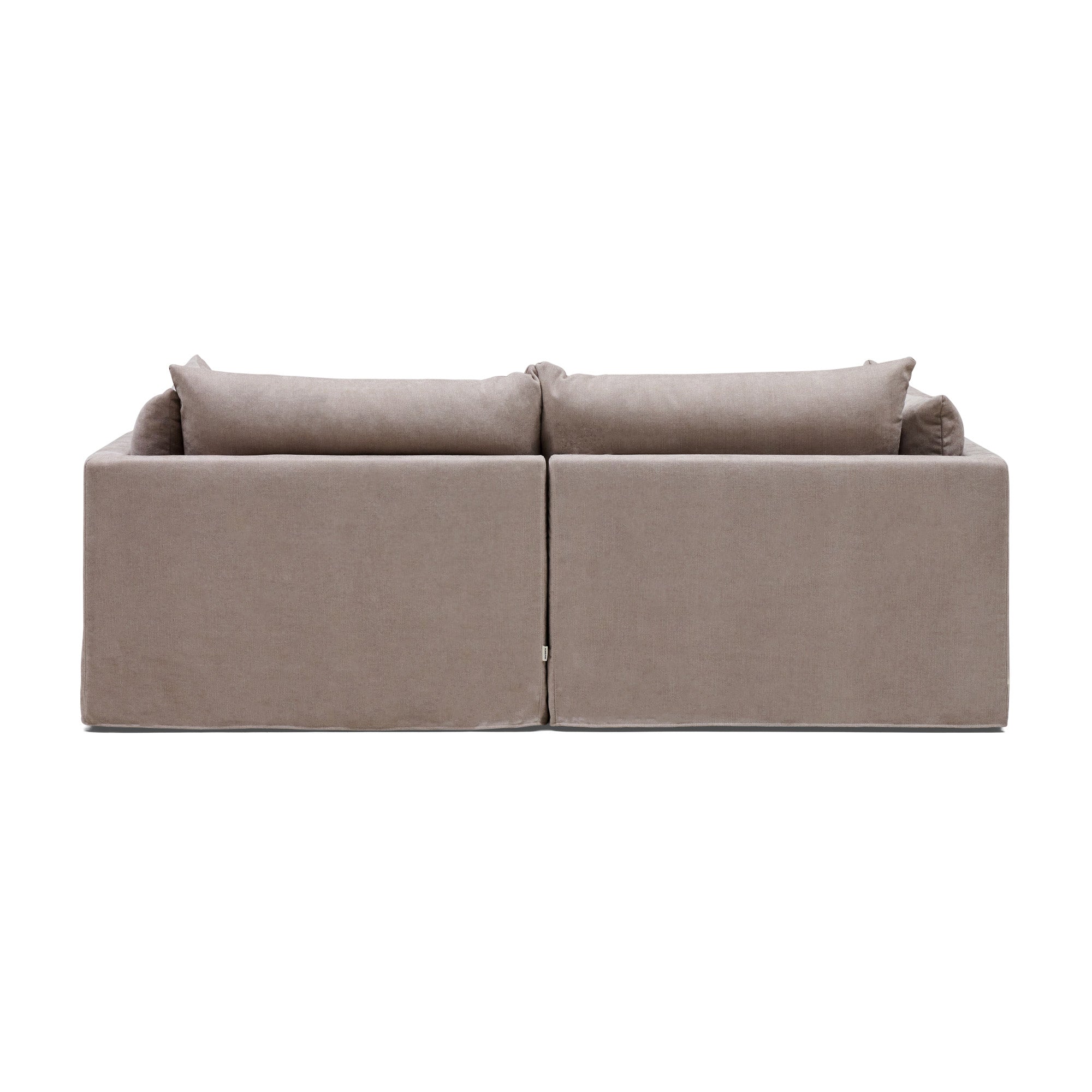 Mia Modular Sofa Oatmeal 2 Seat Left Chaise