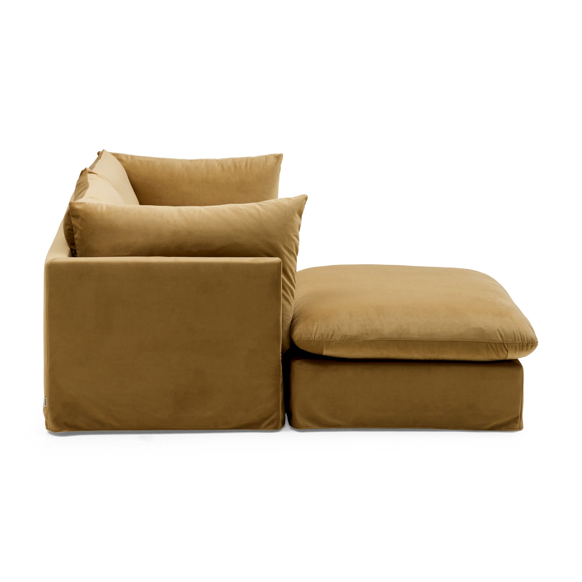 Mia Modular Sofa Sand 2 Seat Left