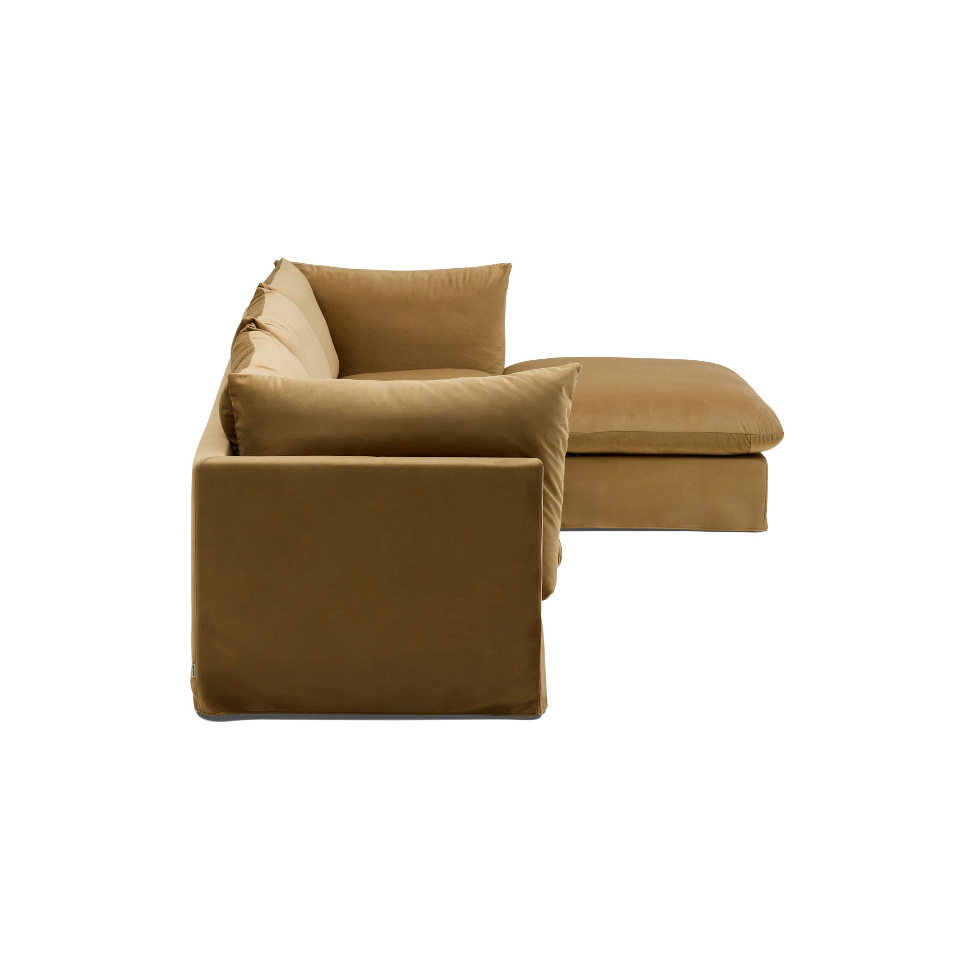 Mia Modular Sofa Sand 3 Seat Right Chaise