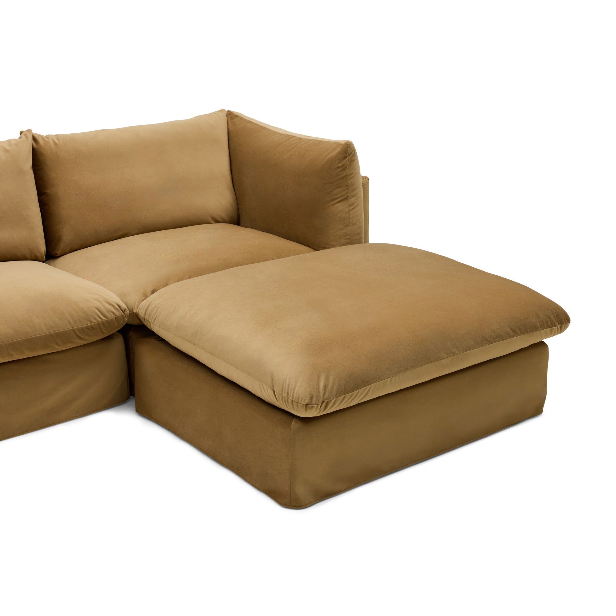 Mia Modular Sofa Sand 3 Seat Right Chaise