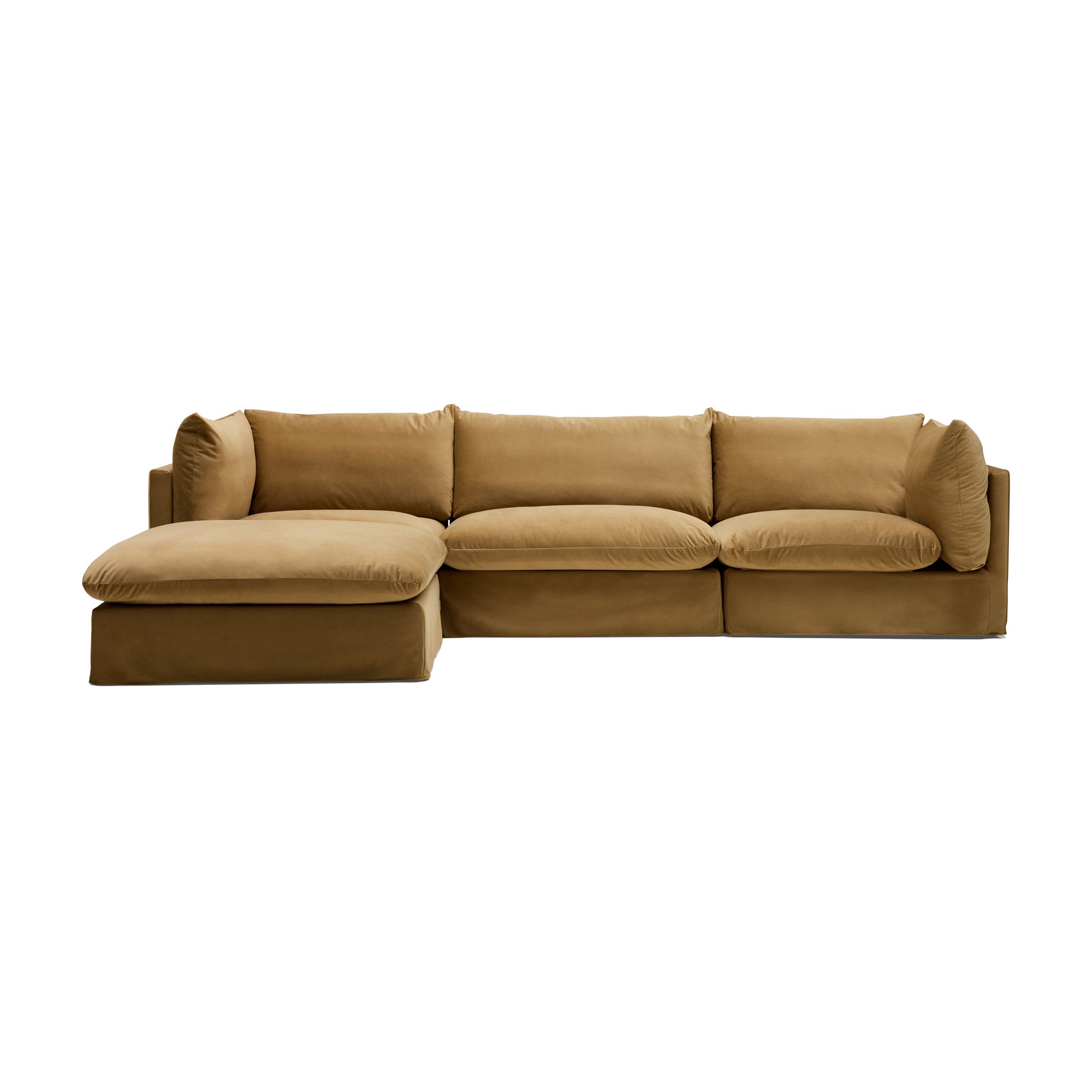 Mia Modular Sofa Sand 3 Seat Left