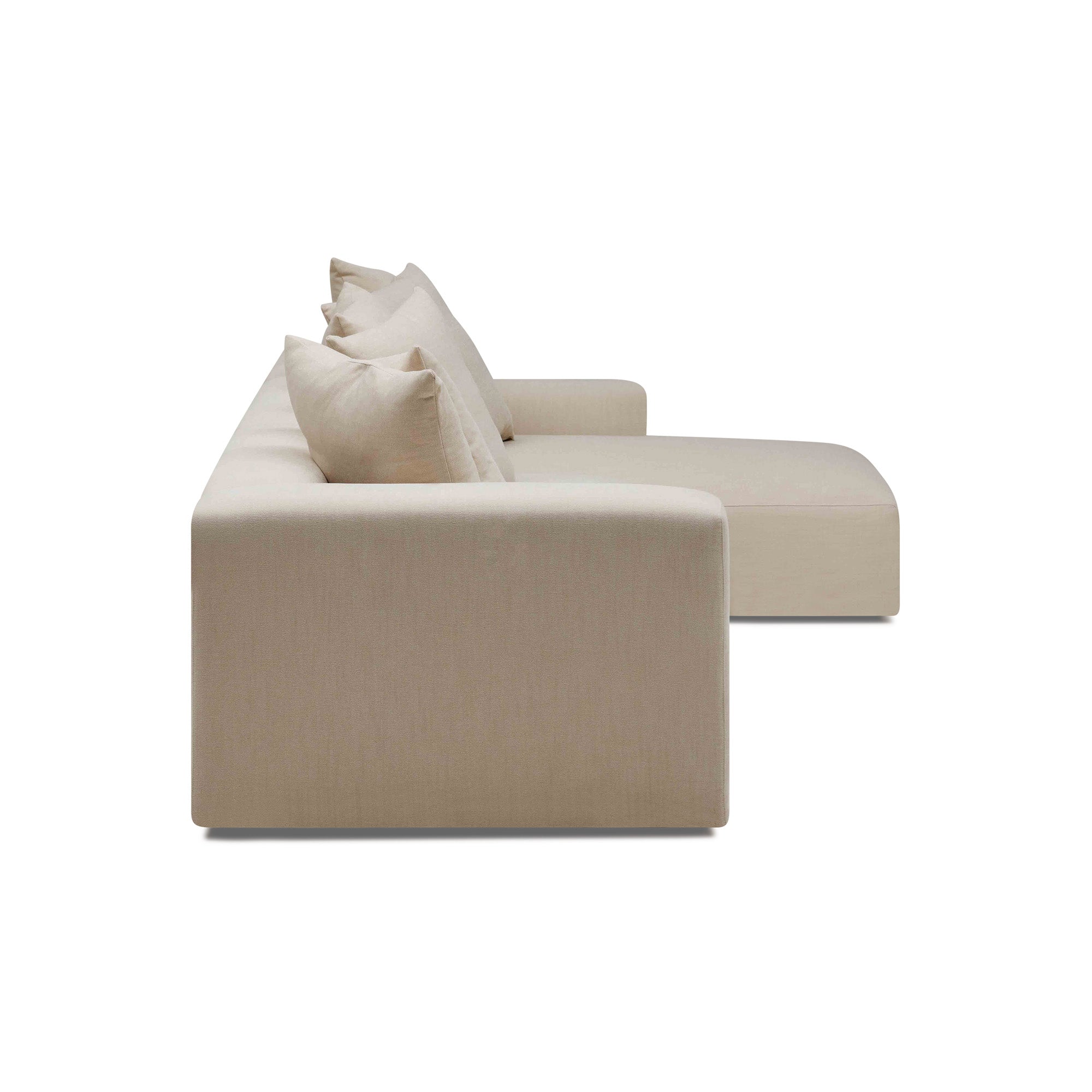 Madrid Modular Sofa Dutch White 3 Seat Right