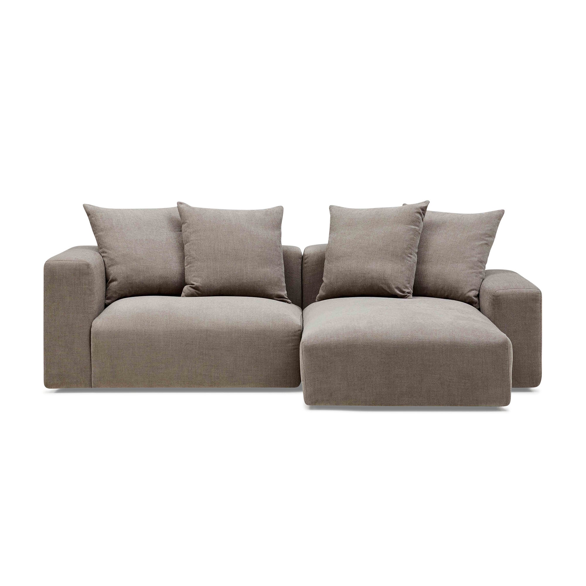 Madrid Modular Sofa Slate 2 Seat Right