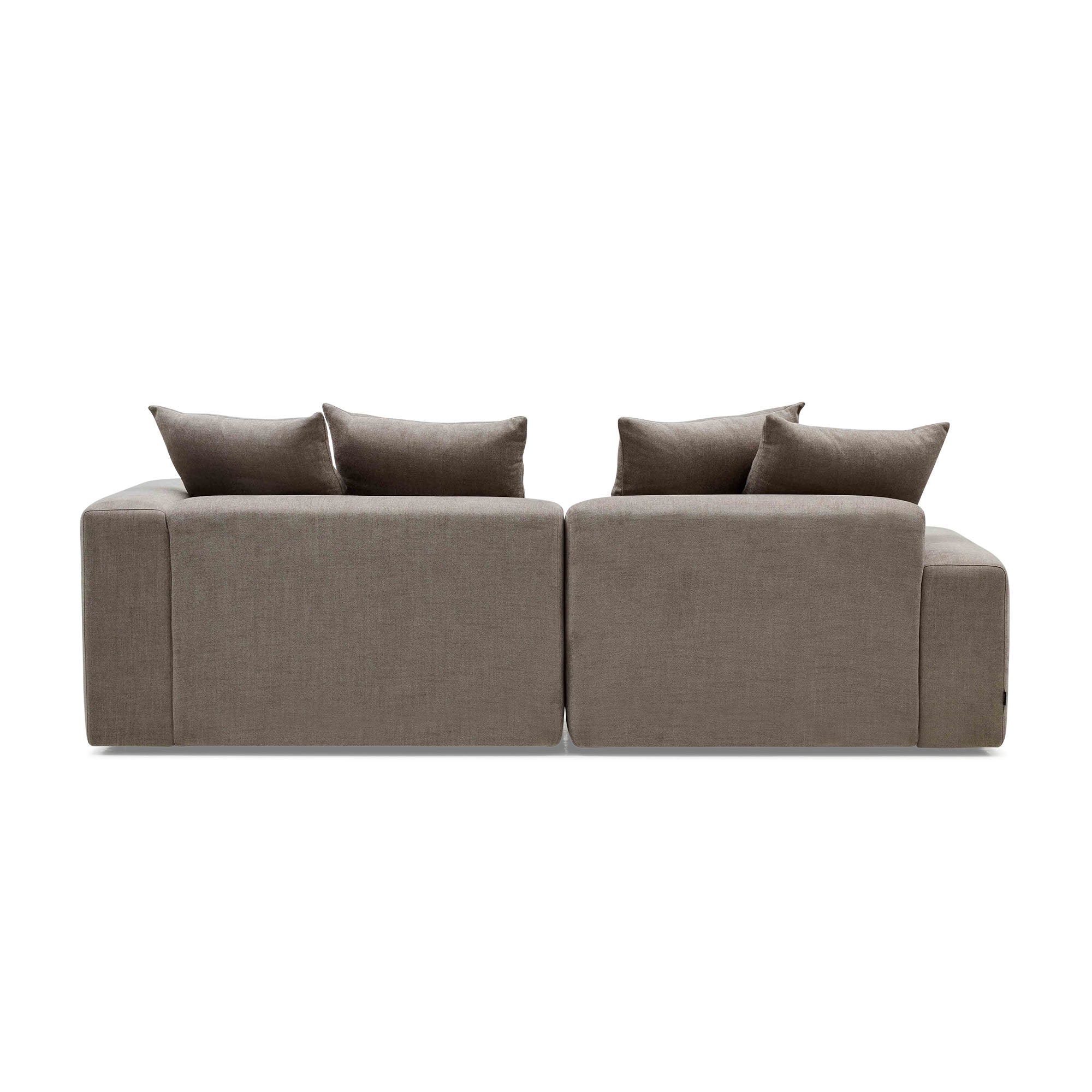 Madrid Modular Sofa Slate 2 Seat Right