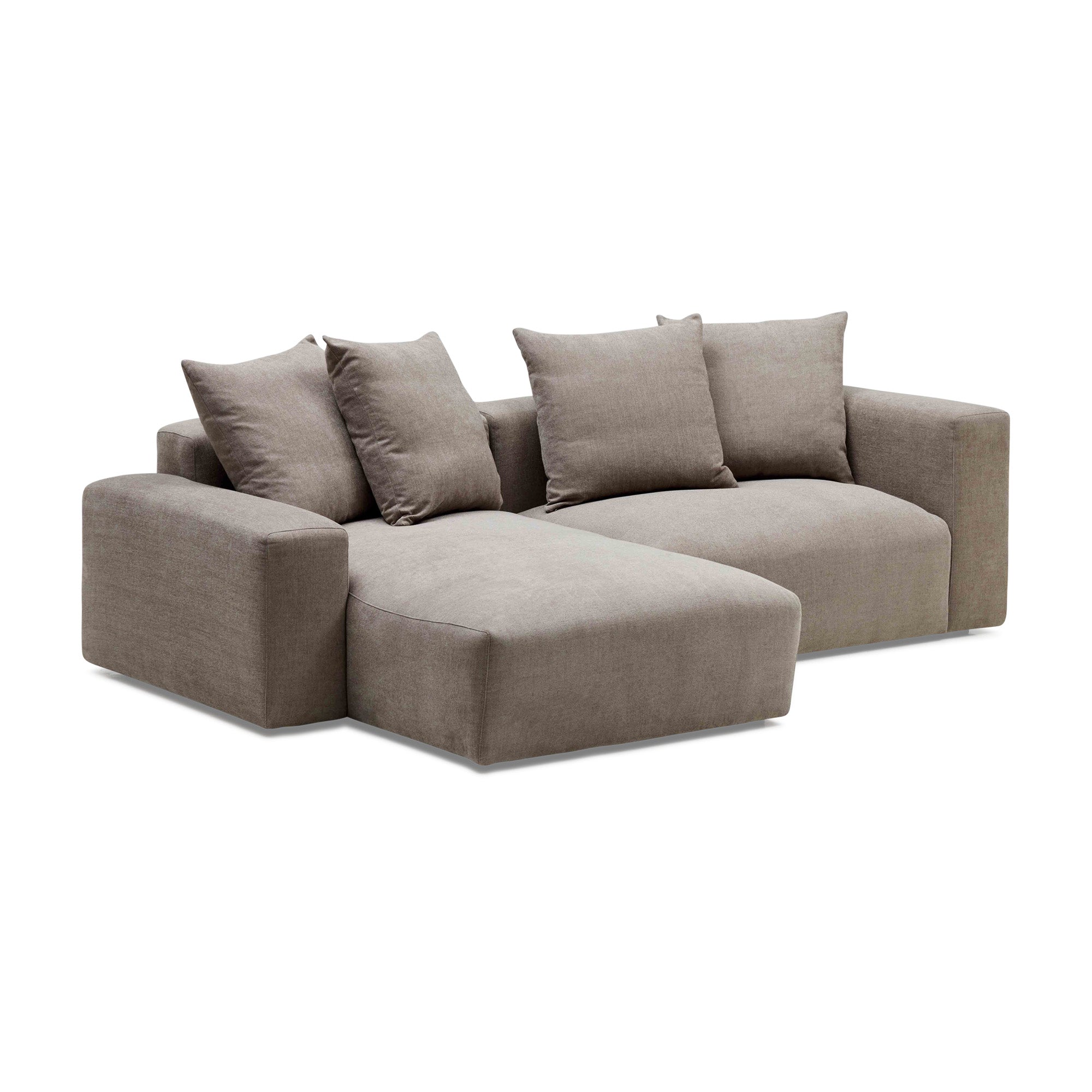 Madrid Modular Sofa Slate 2 Seat Left