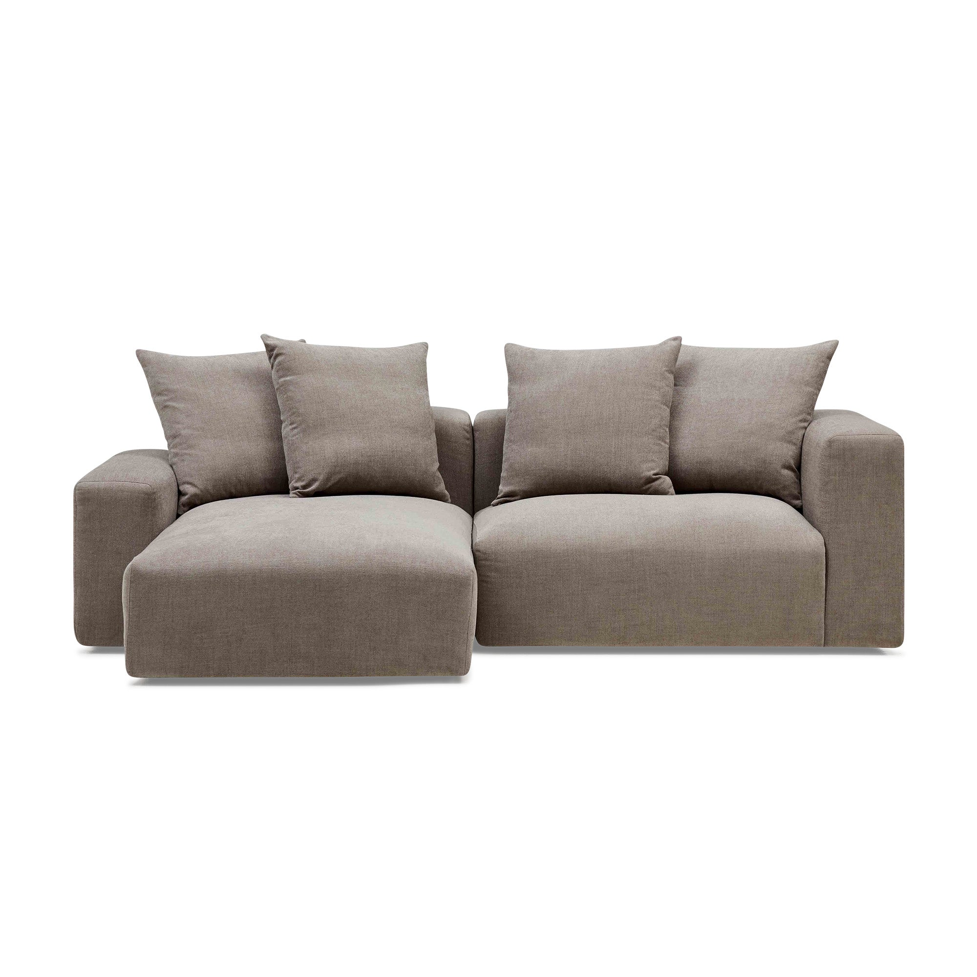 Madrid Modular Sofa Slate 2 Seat Left