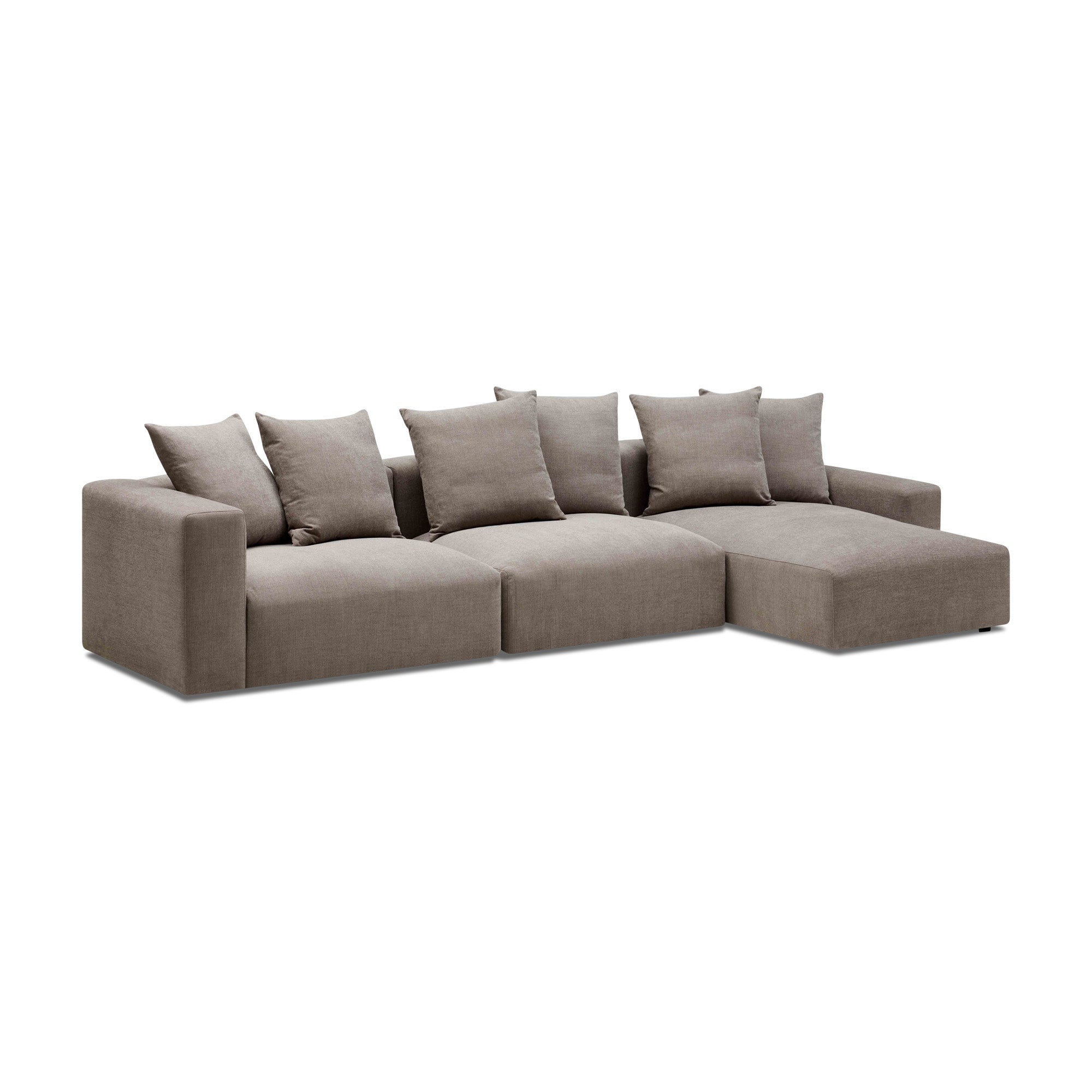 Madrid Modular Sofa Slate 3 Seat Right