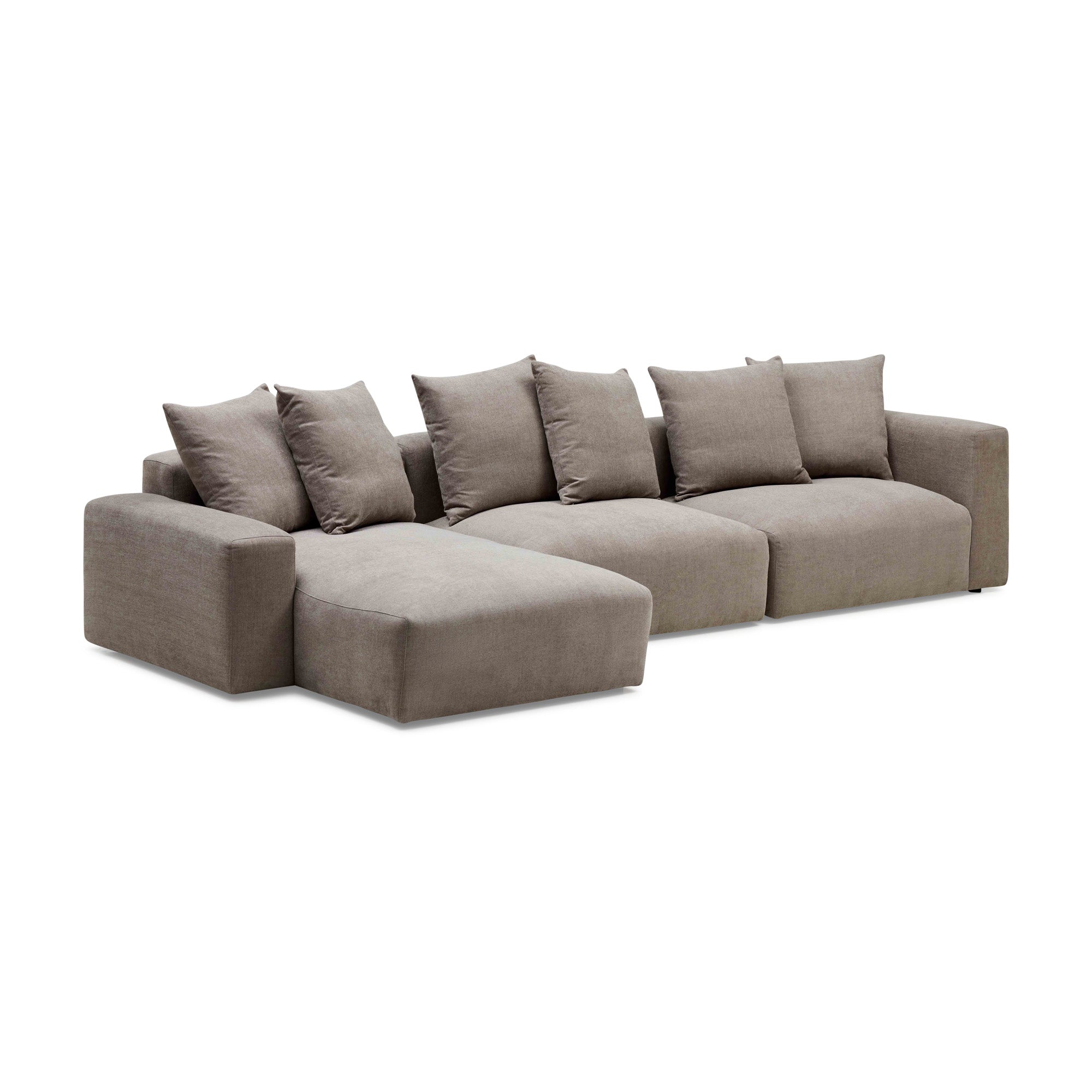 Madrid Modular Sofa Slate 3 Seat Left