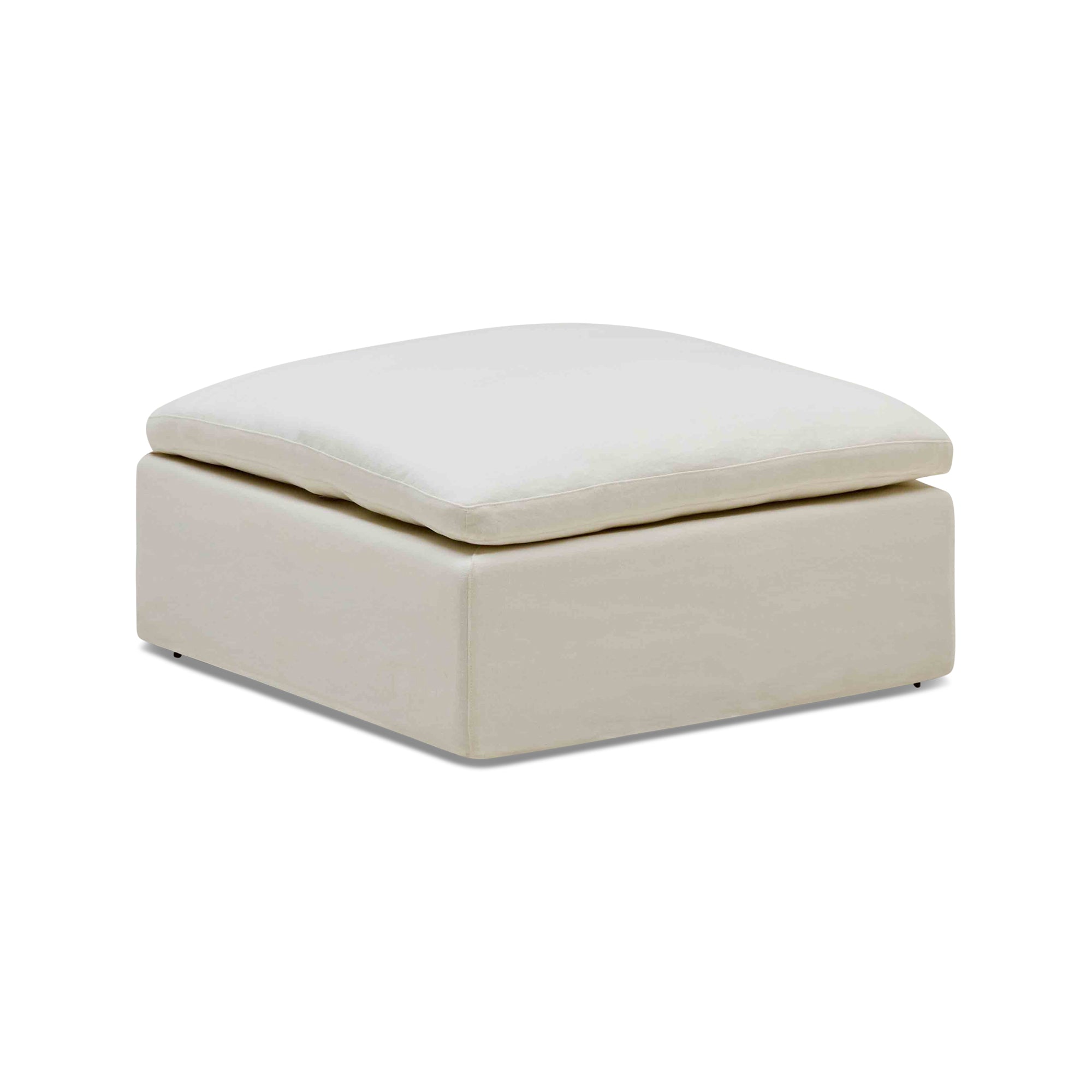 Cape Snow Ottoman