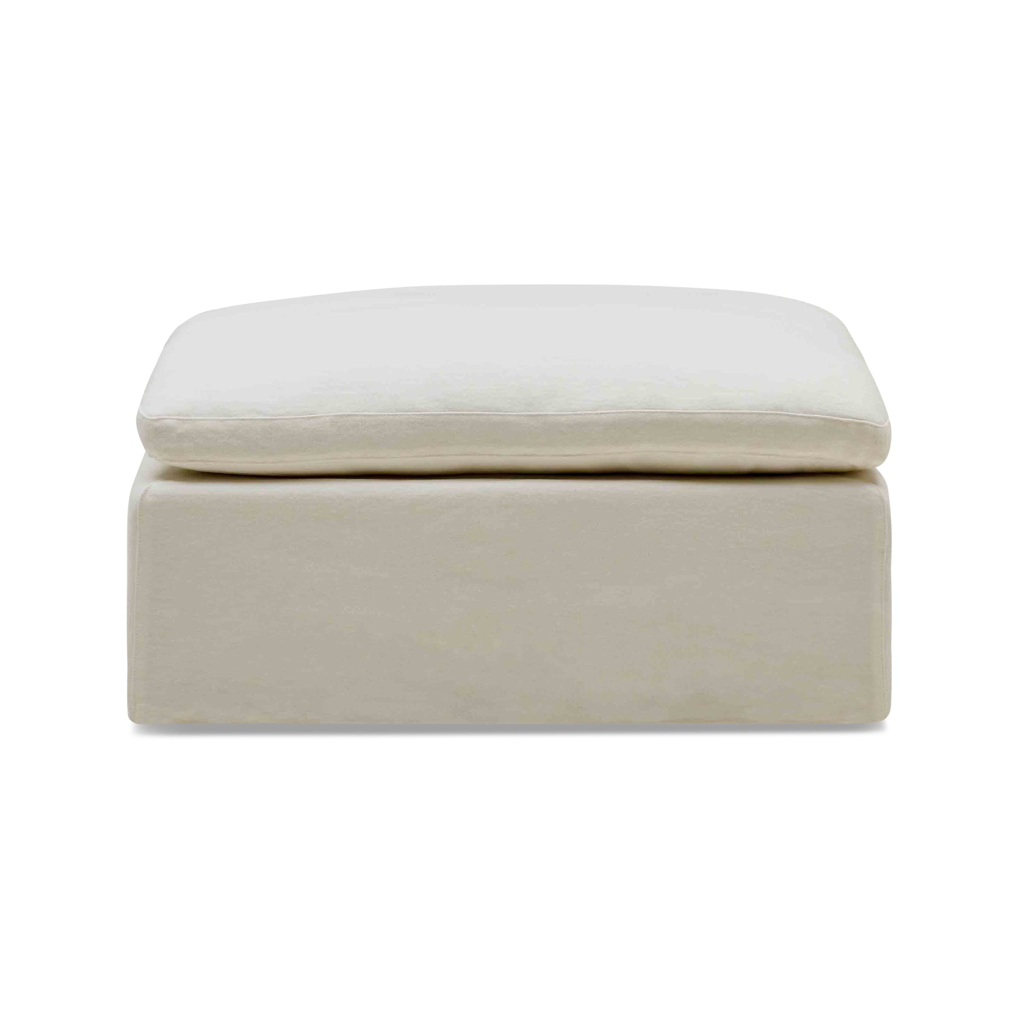 Cape Snow Ottoman