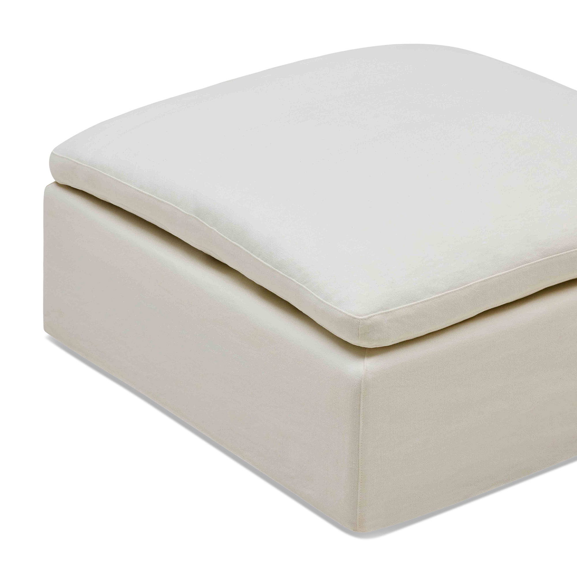 Cape Snow Ottoman