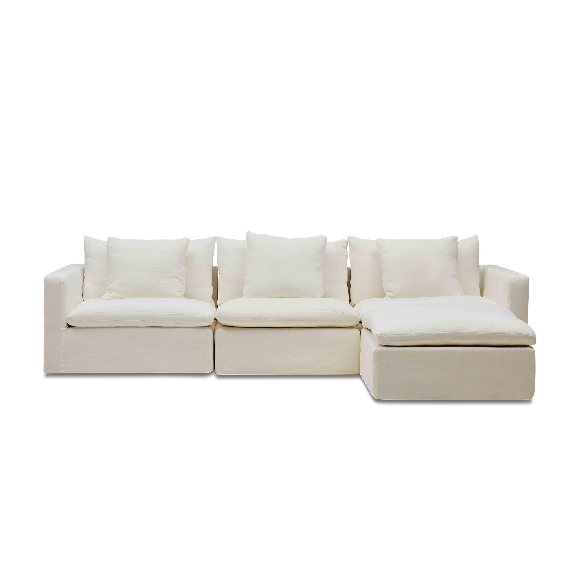 Cape Modular Sofa Snow 3 Seat Right