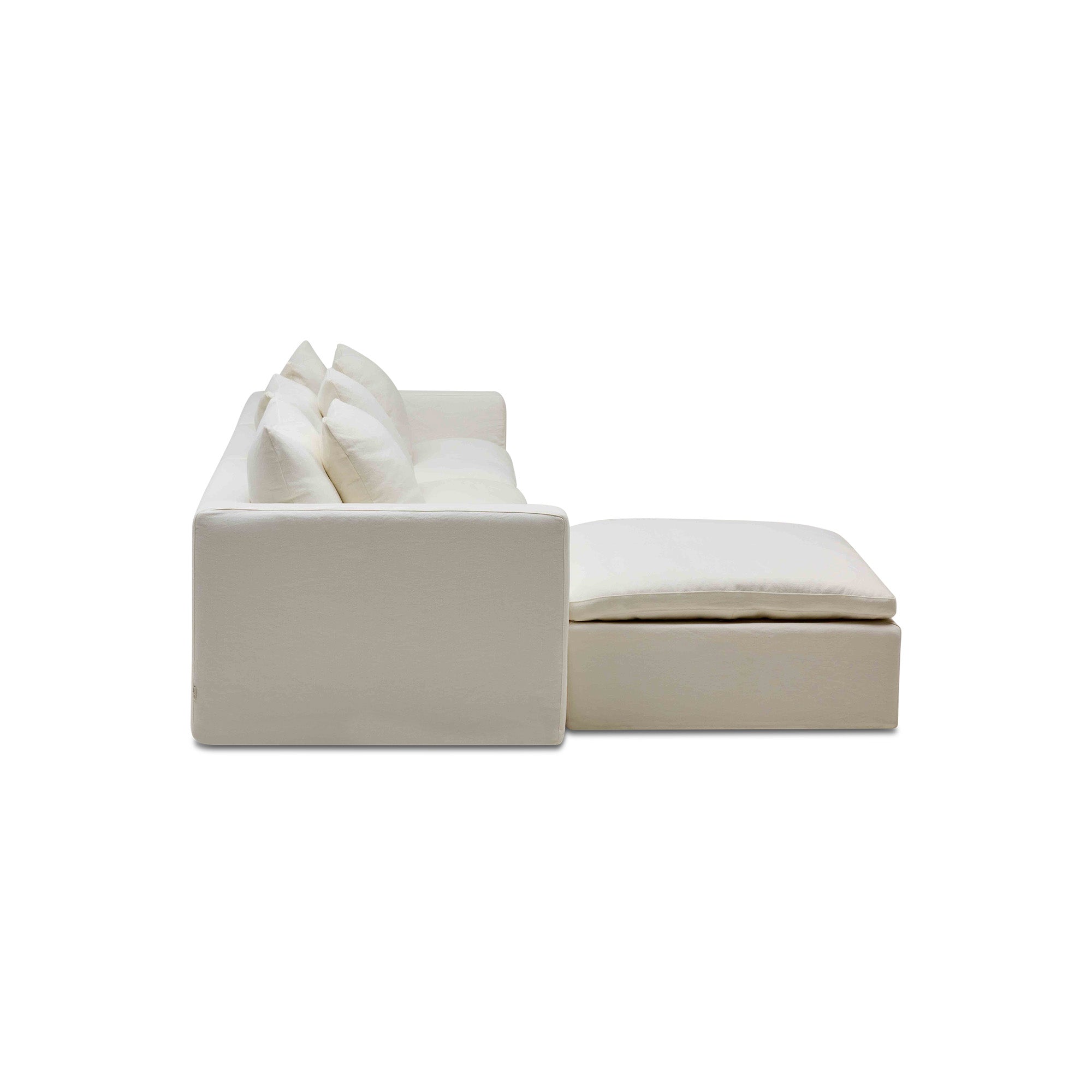 Cape Modular Sofa Snow 3 Seat Left