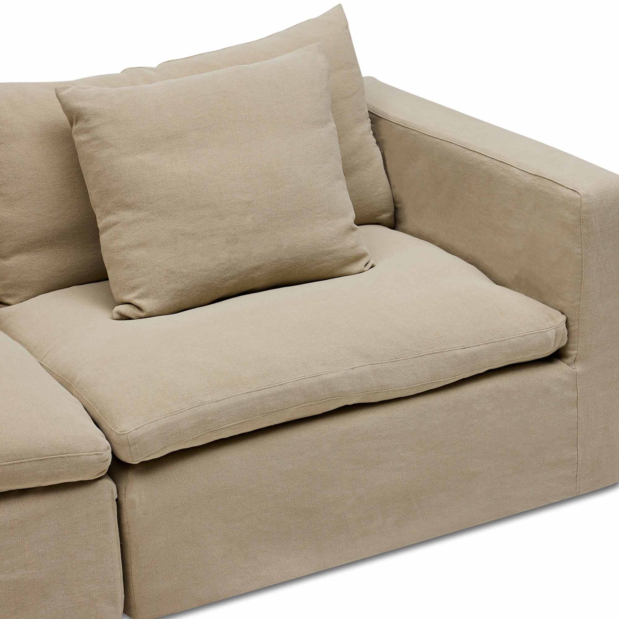 Cape Modular Sofa Warm Stone 2 Seat