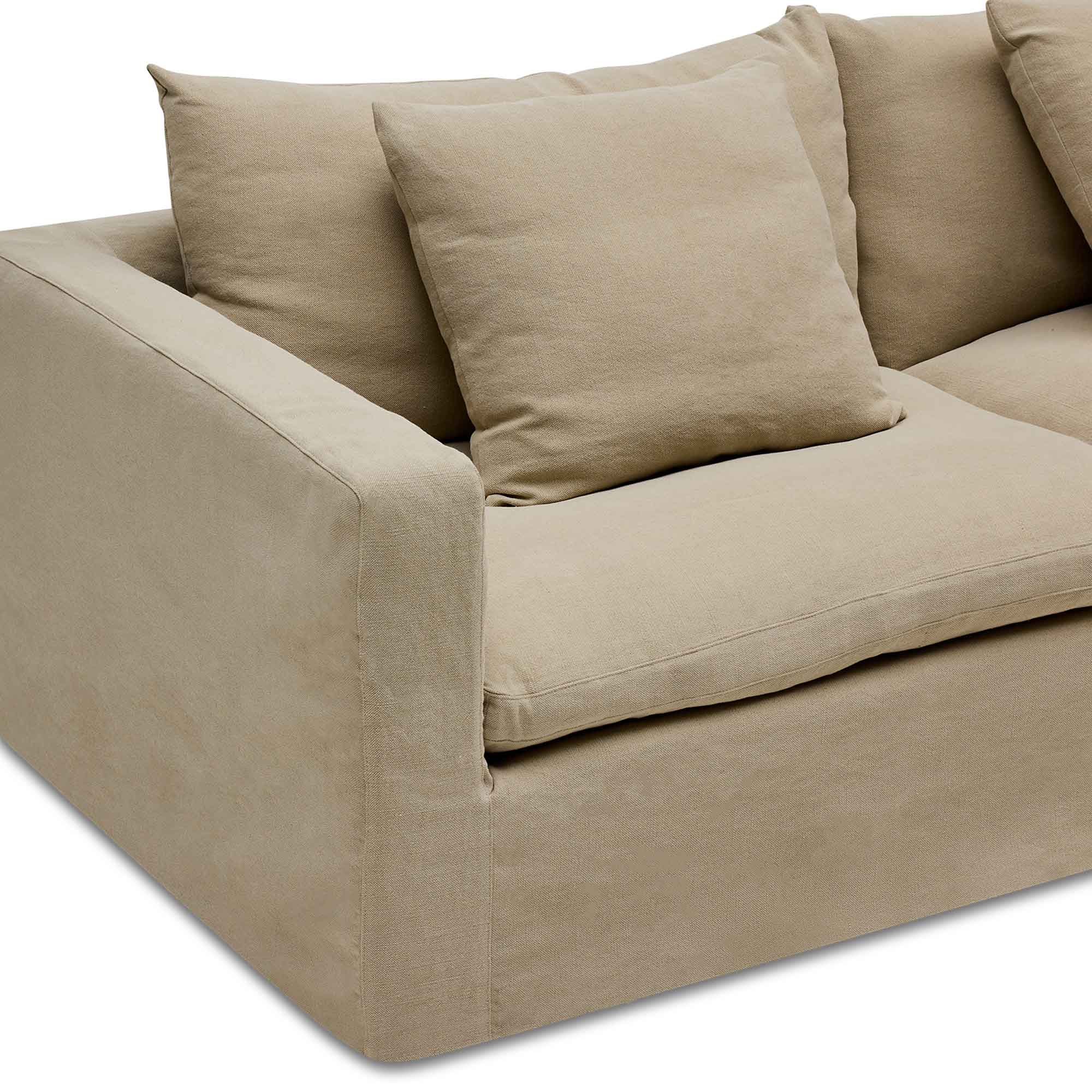 Cape Modular Sofa Warm Stone 2 Seat