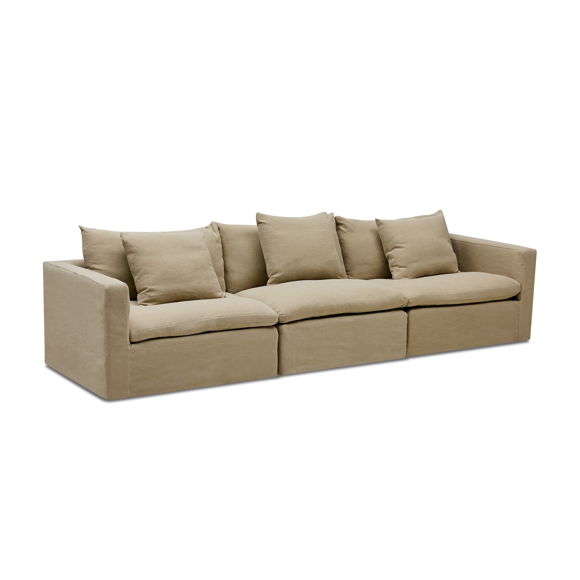 Cape Modular Sofa Warm Stone 3 Seat