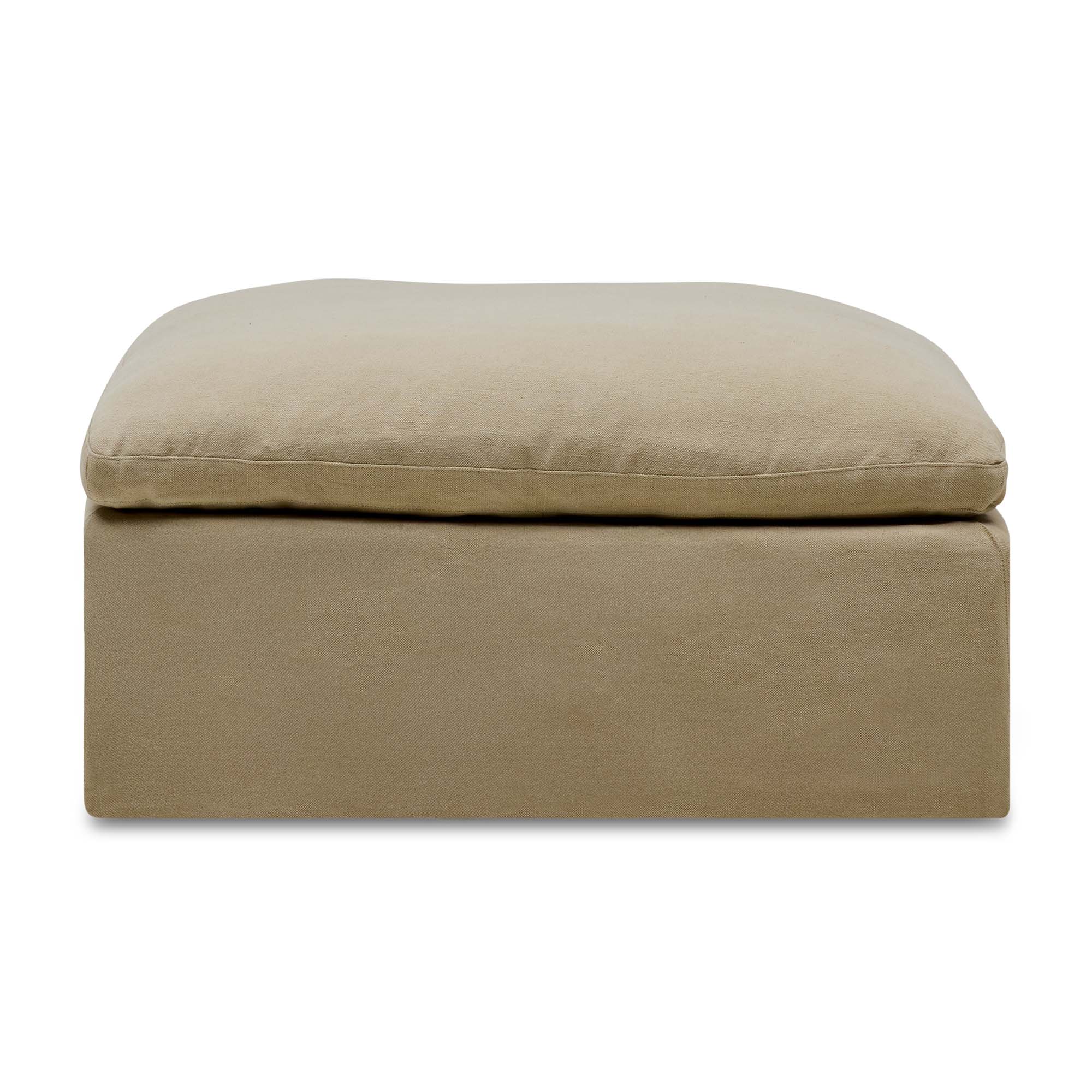 Cape Warm Stone Ottoman