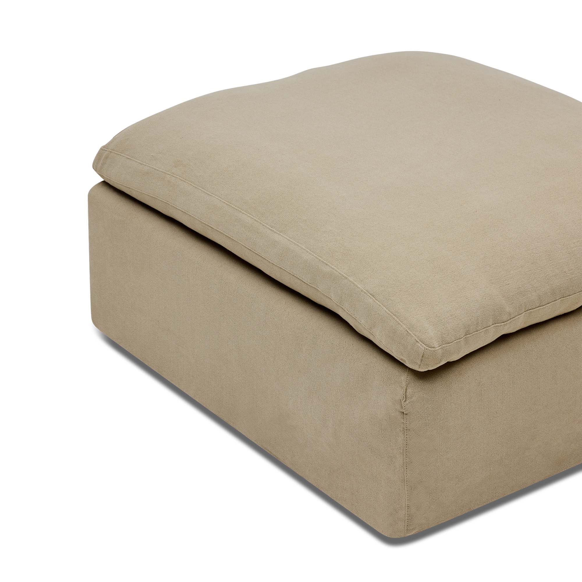 Cape Warm Stone Ottoman