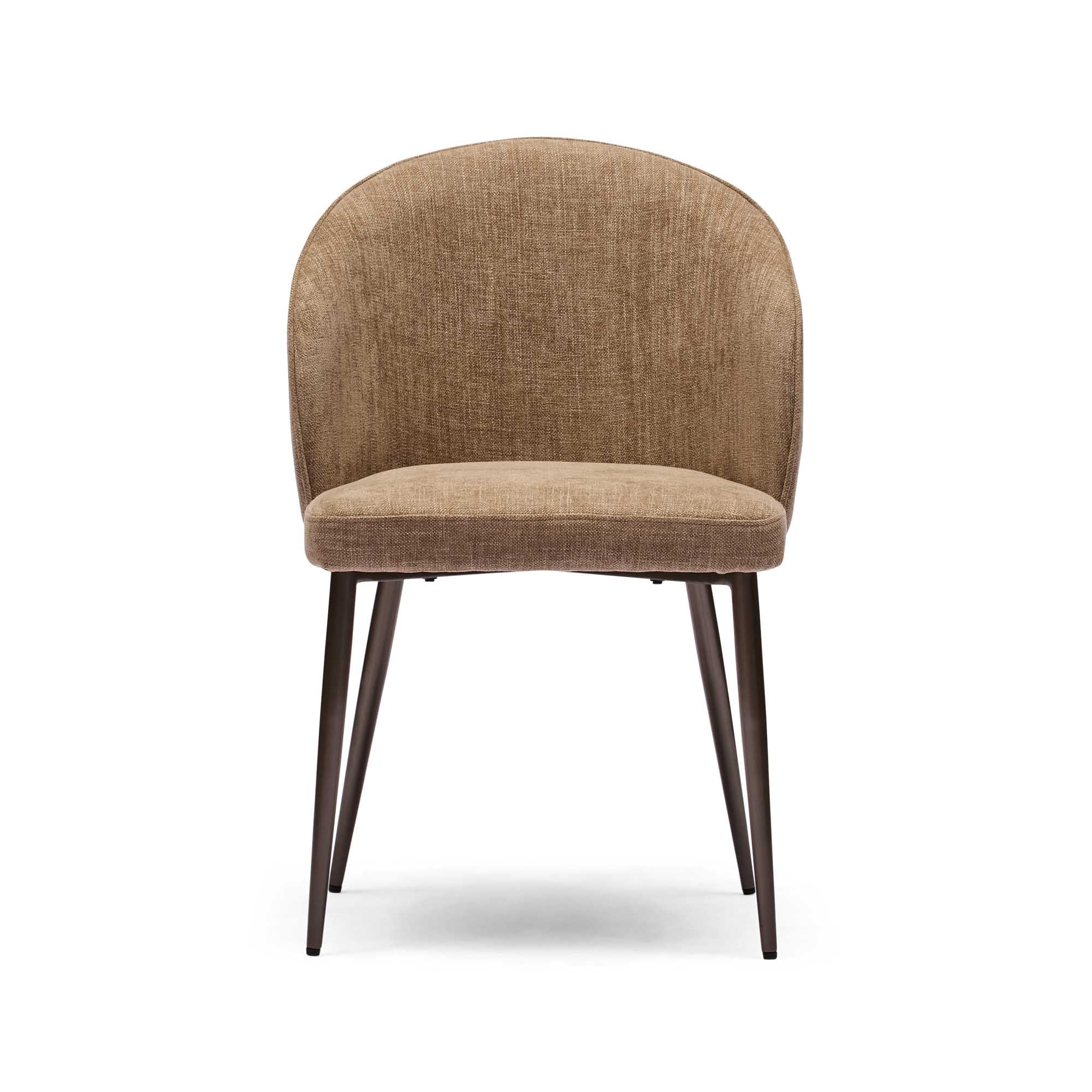 Gia Dining Chair Mushroom Bronze