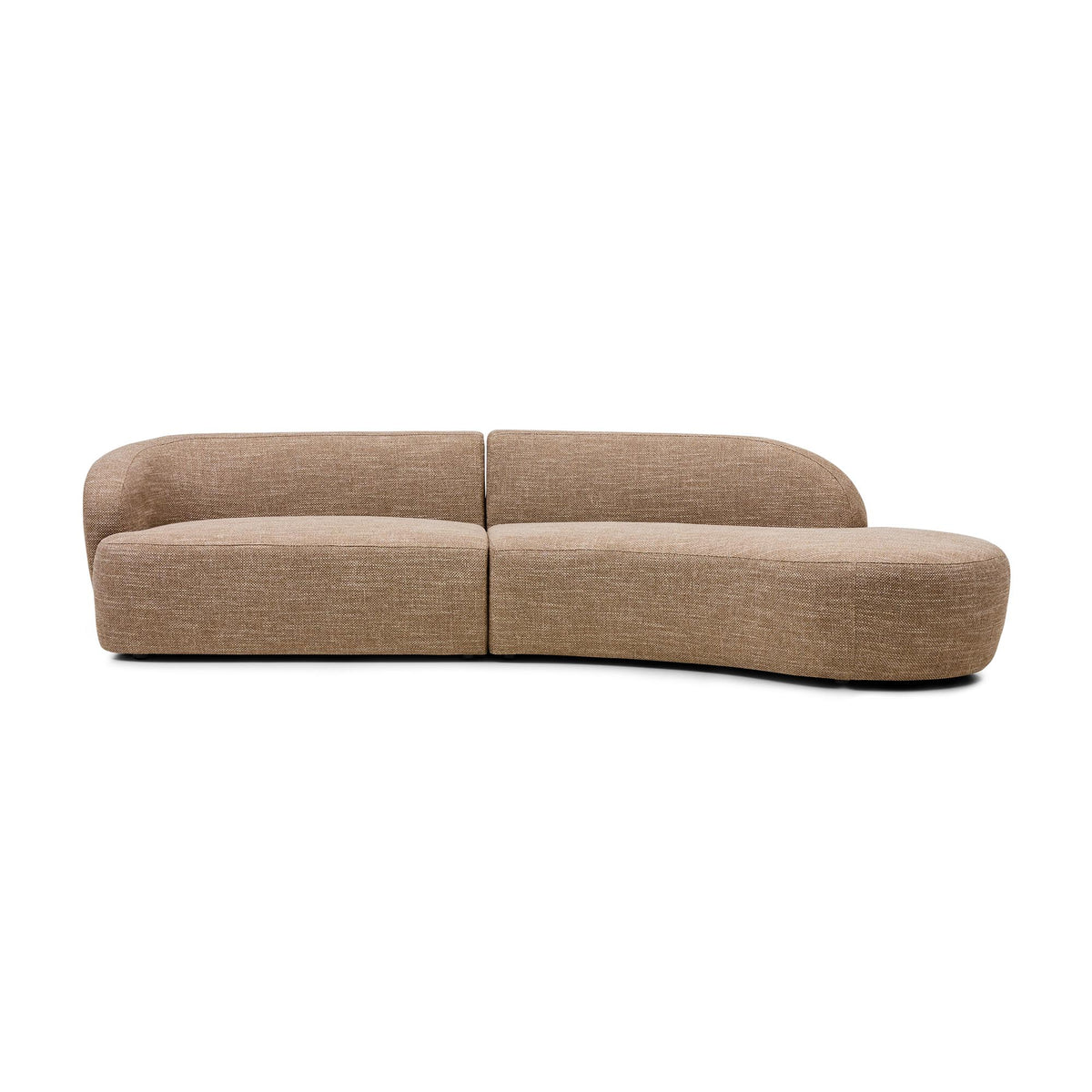 Lune Sectional Sofa Right Woodsmoke