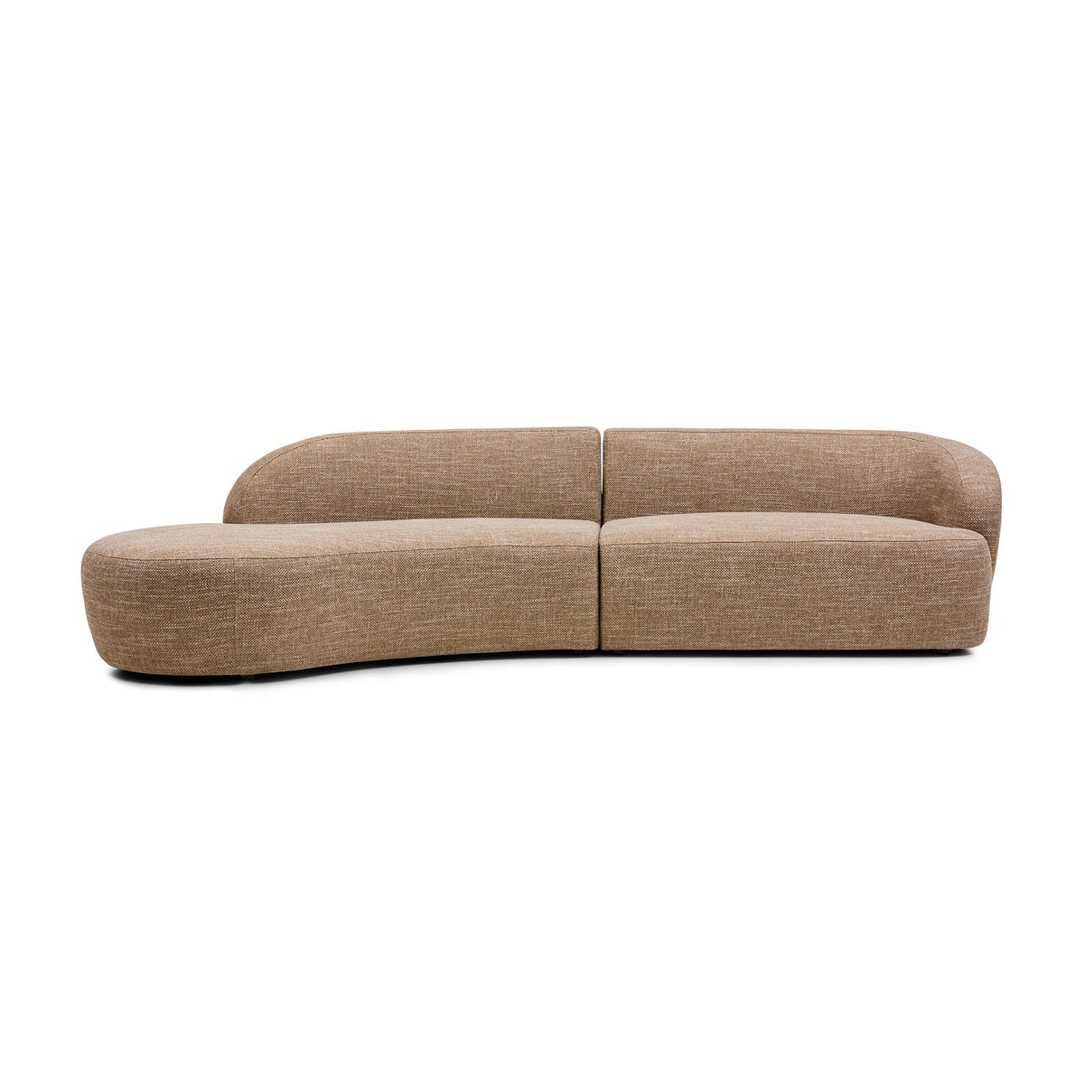Lune Sectional Sofa Left Woodsmoke
