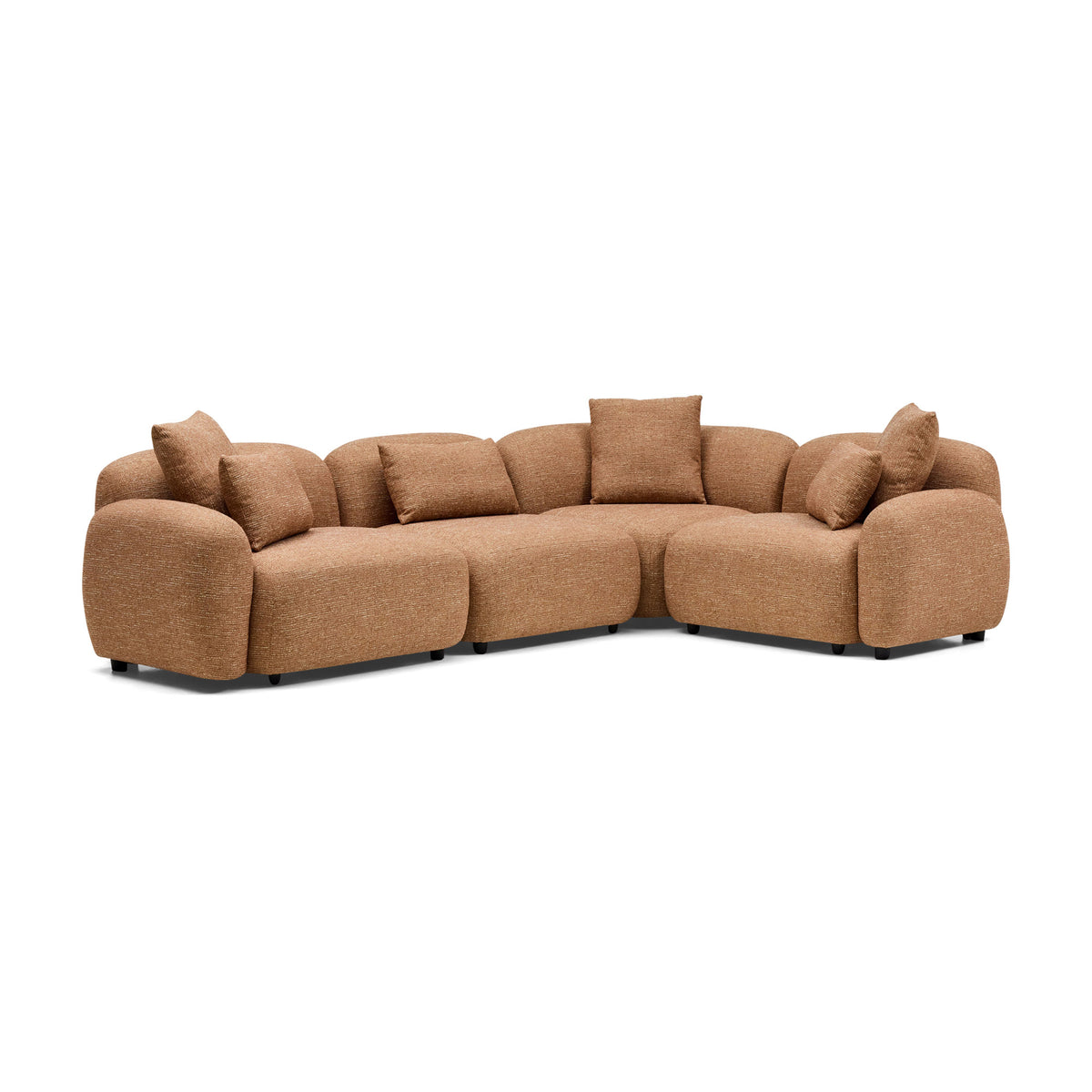 Kaia Modular Sofa Hazelnut 4 Seat with Corner