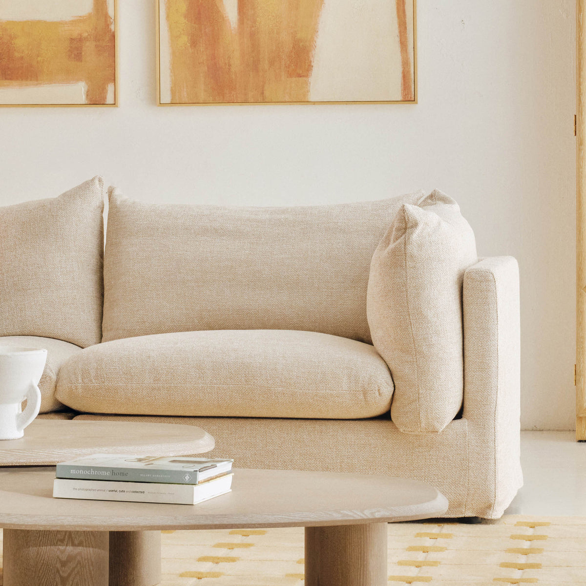 Mia Modular Sofa Dune 2 Seat