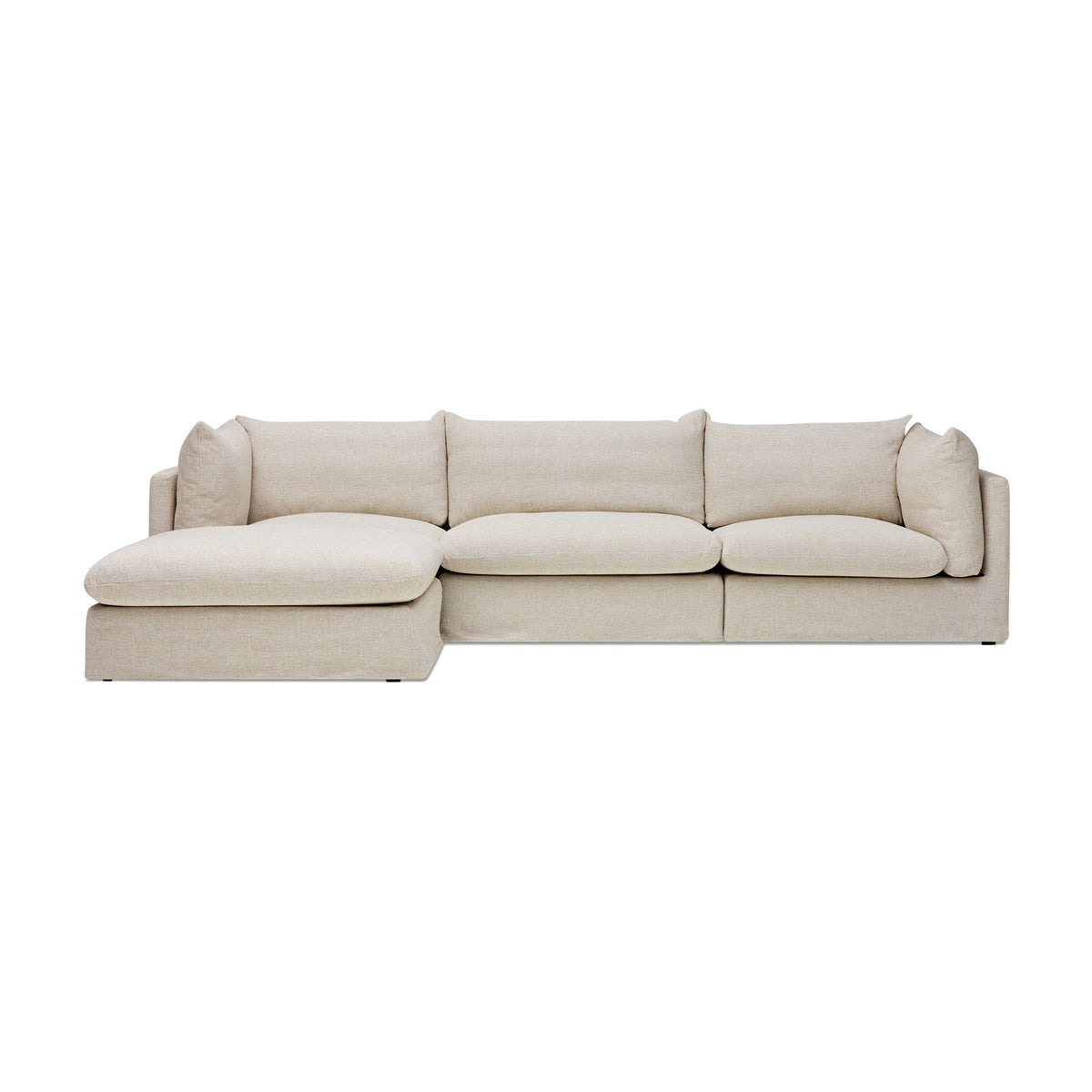 Mia Modular Sofa Dune 3 Seat with Ottoman