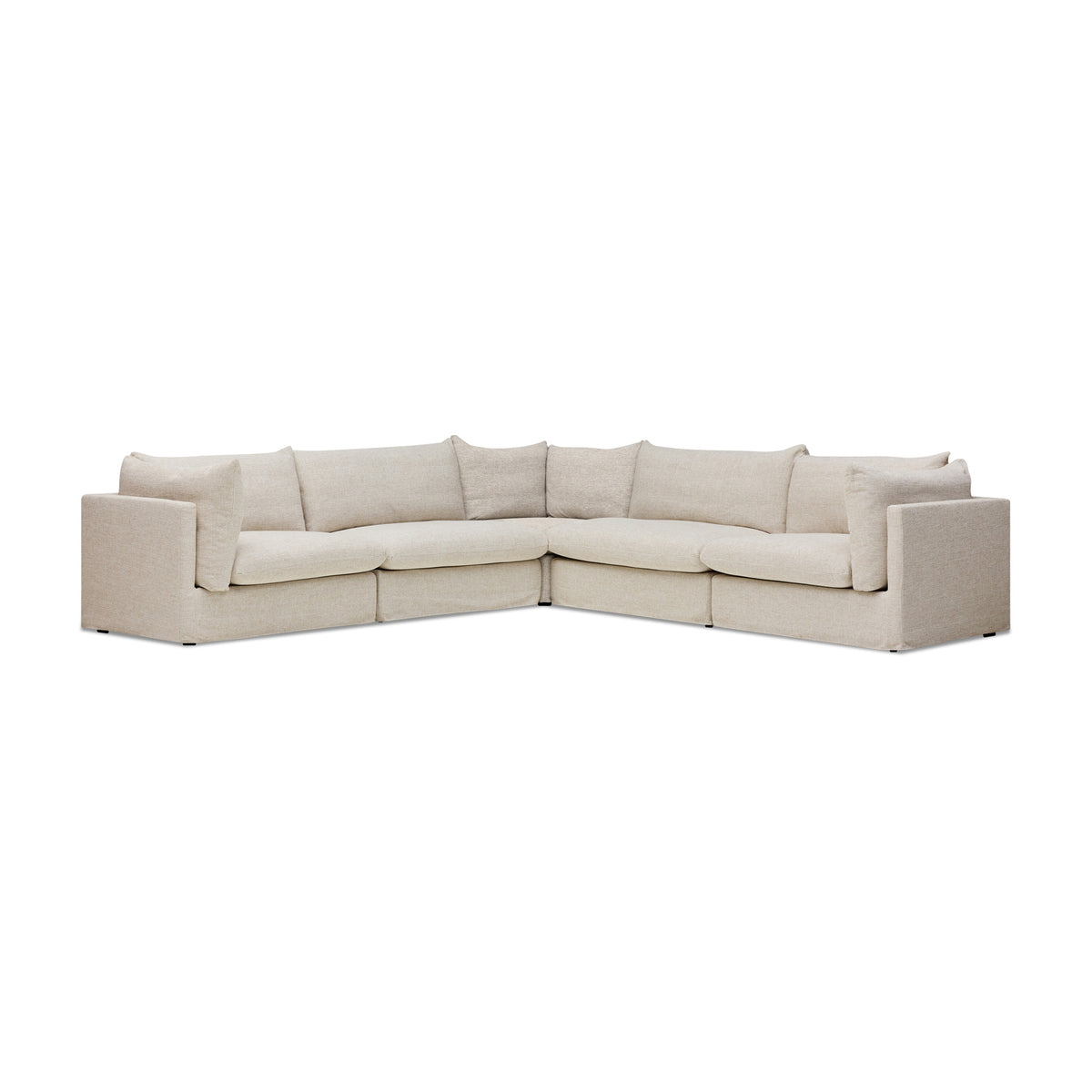 Mia Modular Sofa Dune 5 Seat Corner