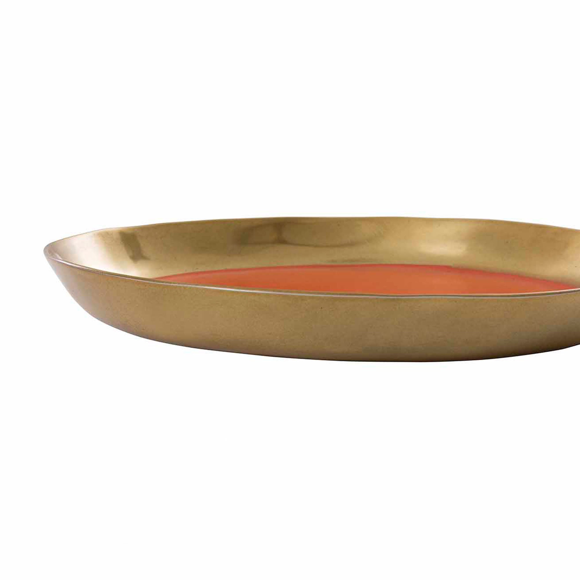 Almina Round Tray Orange Ex-Display