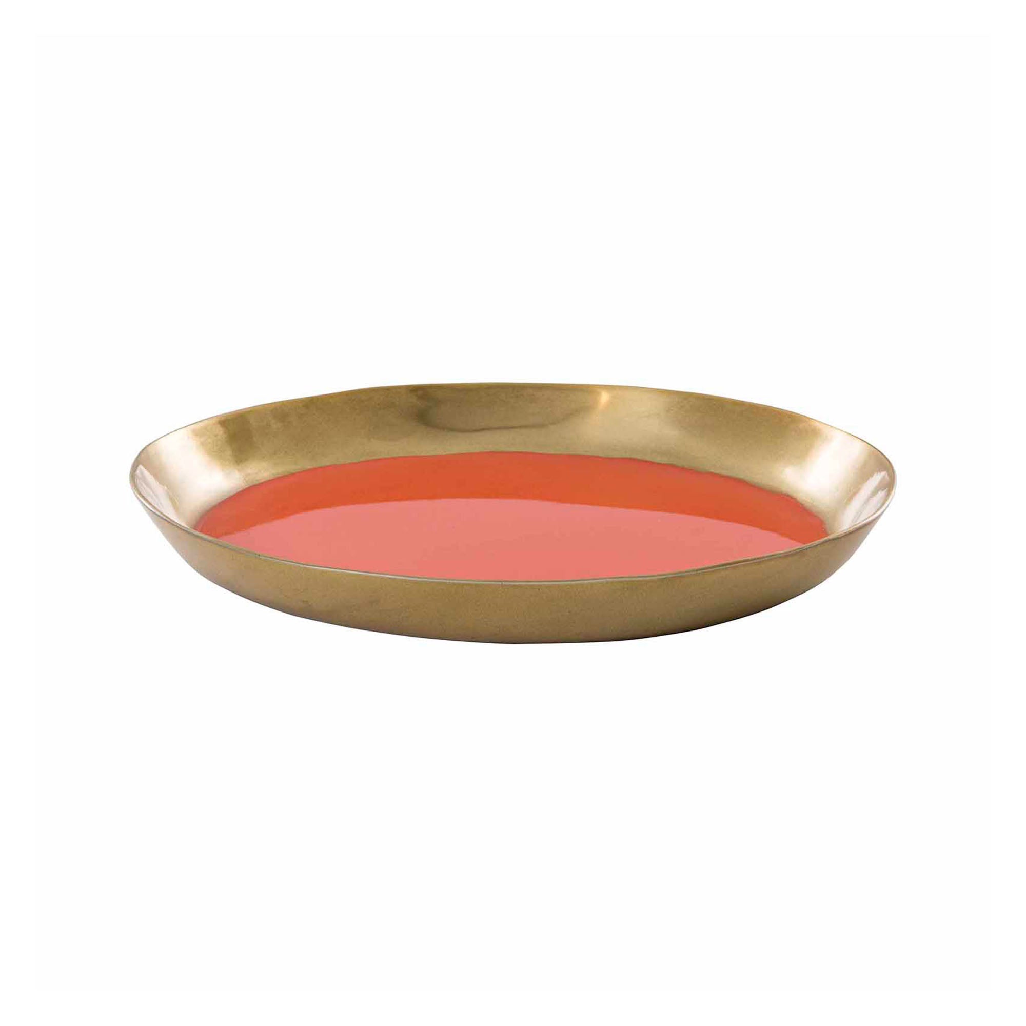 Almina Round Tray Orange Ex-Display