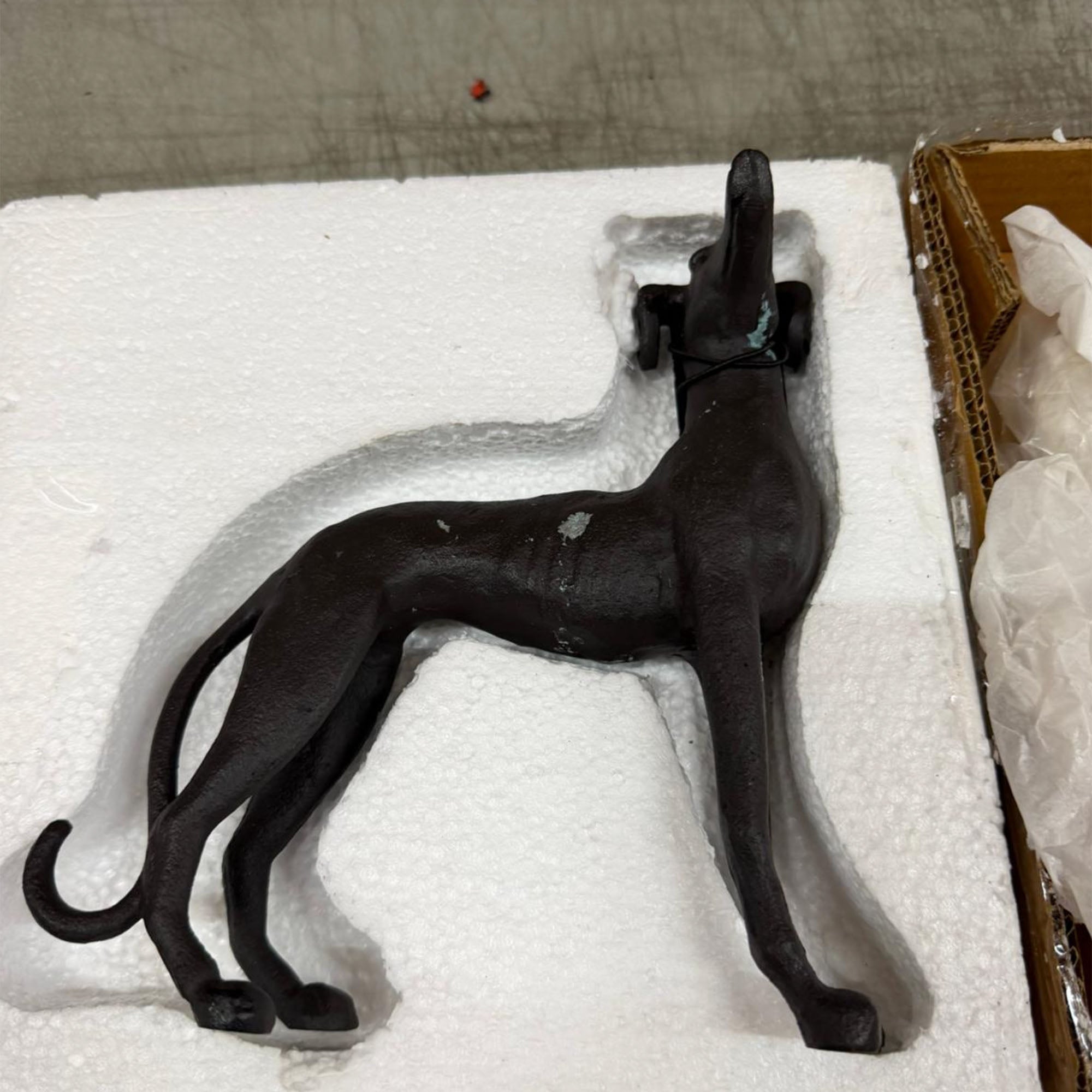 Rudi Greyhound Sculpture Bronze Ex-Display