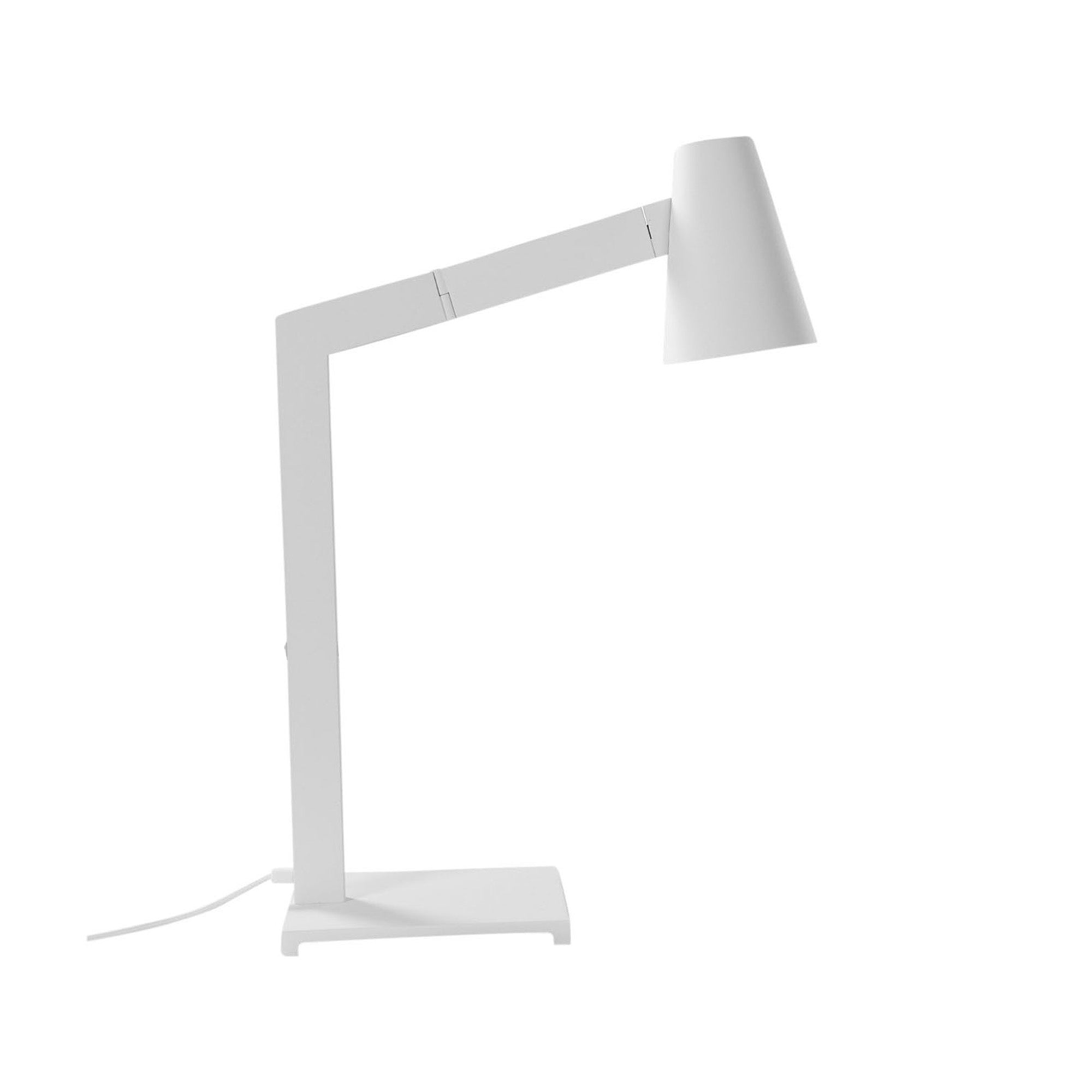 Tilt Table Lamp White