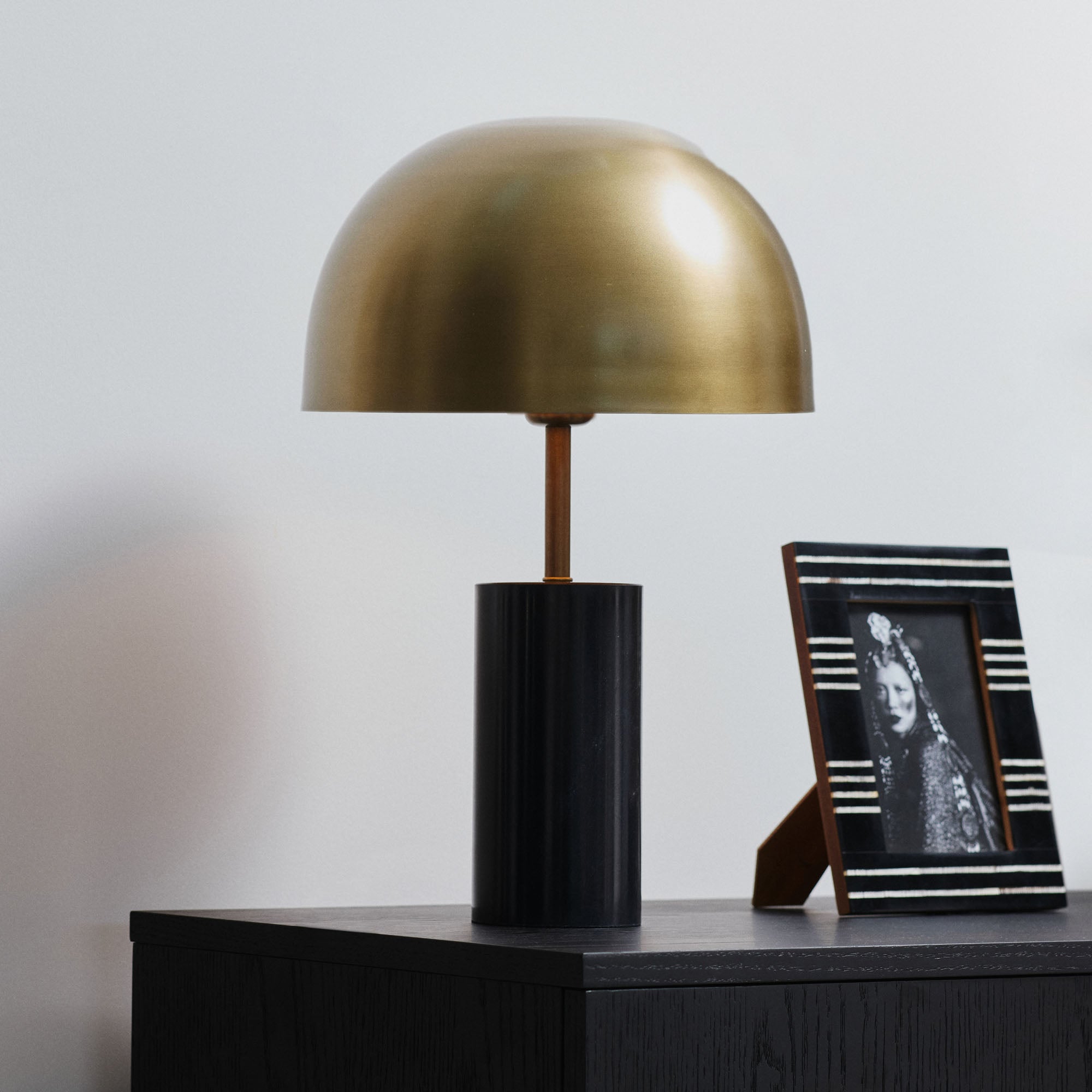 Cero Black Marble Lamp Ex-Display