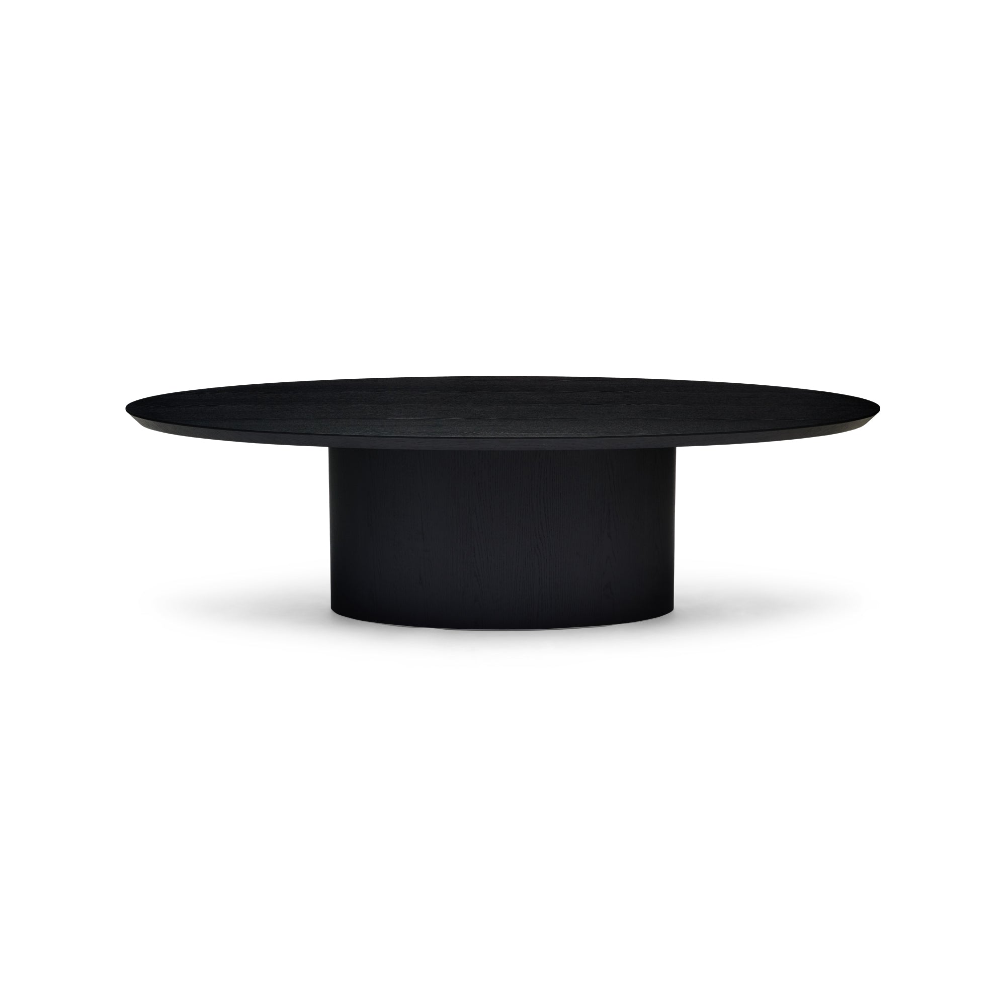 Pippa Oval Dining Table Black Small